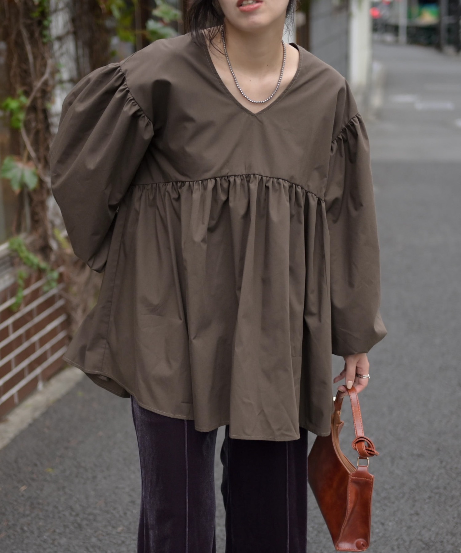 model:H163. 着用サイズ：FREE