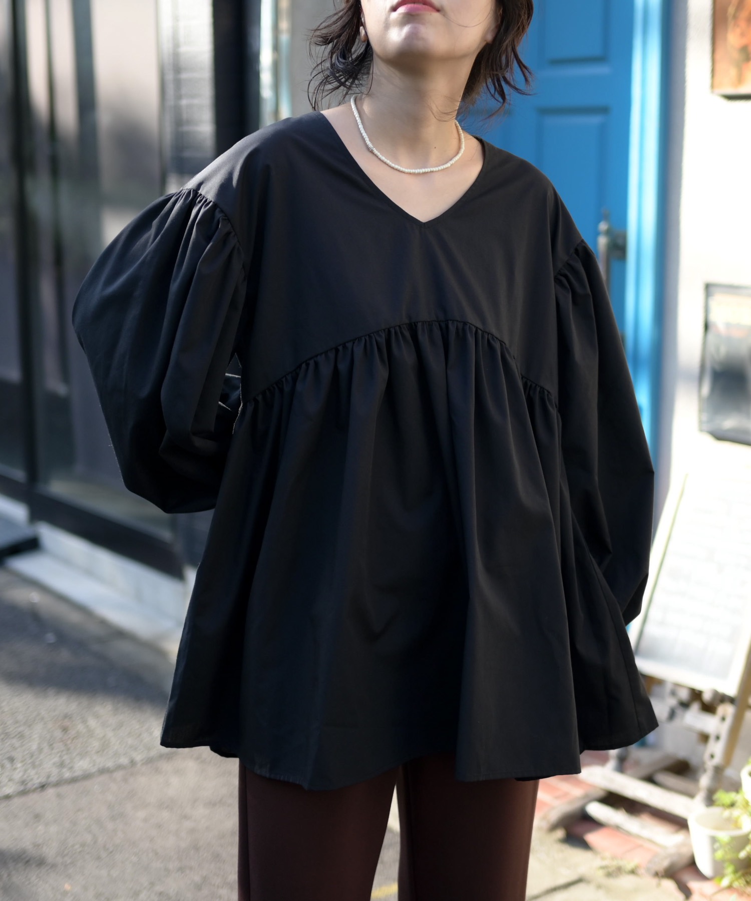 model:H163. 着用サイズ：FREE