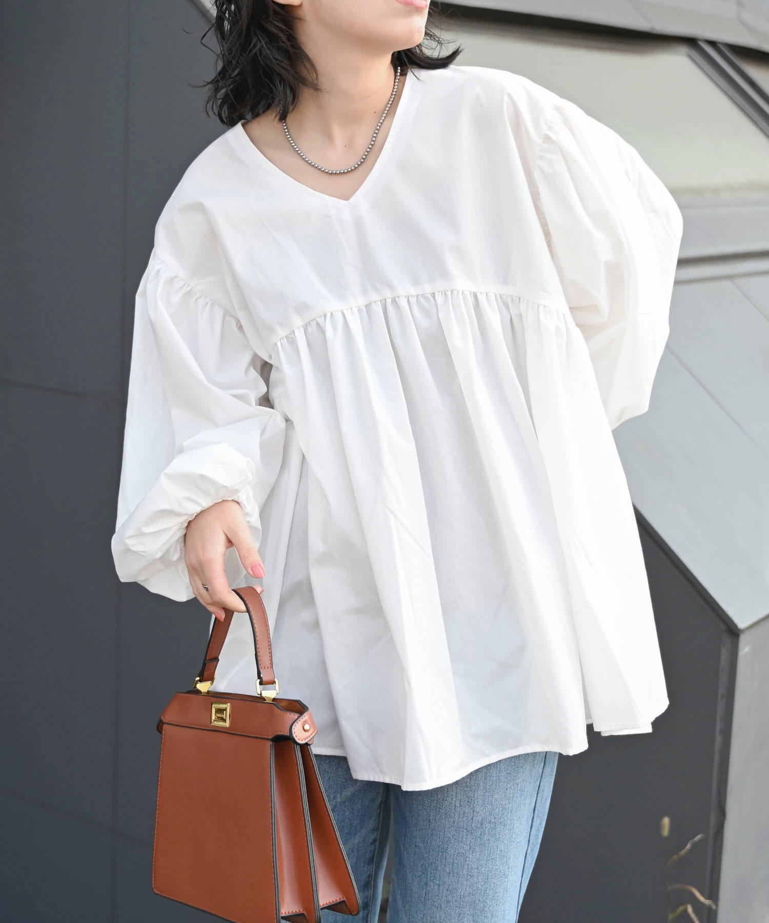 model:H163. 着用サイズ：FREE