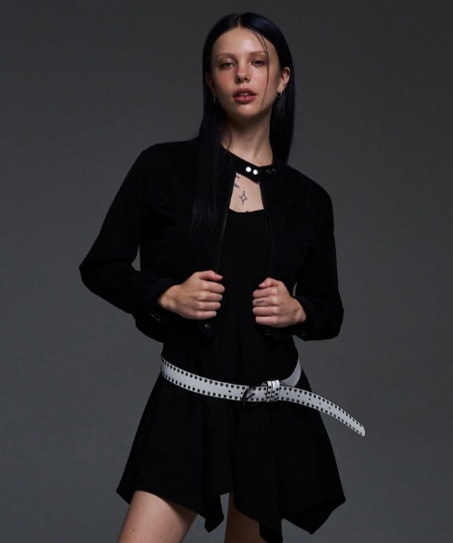 A'GEM/9 × .kom 『 FANCY CLUB/ファンシークラブ』 BIKER CROP