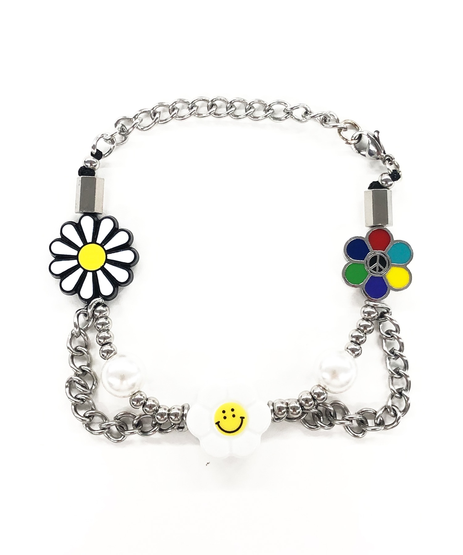 SALUTE/サルーテ』 FLOWER ANARCHY PEARL CHARMS BRACELET by SALUTE ...