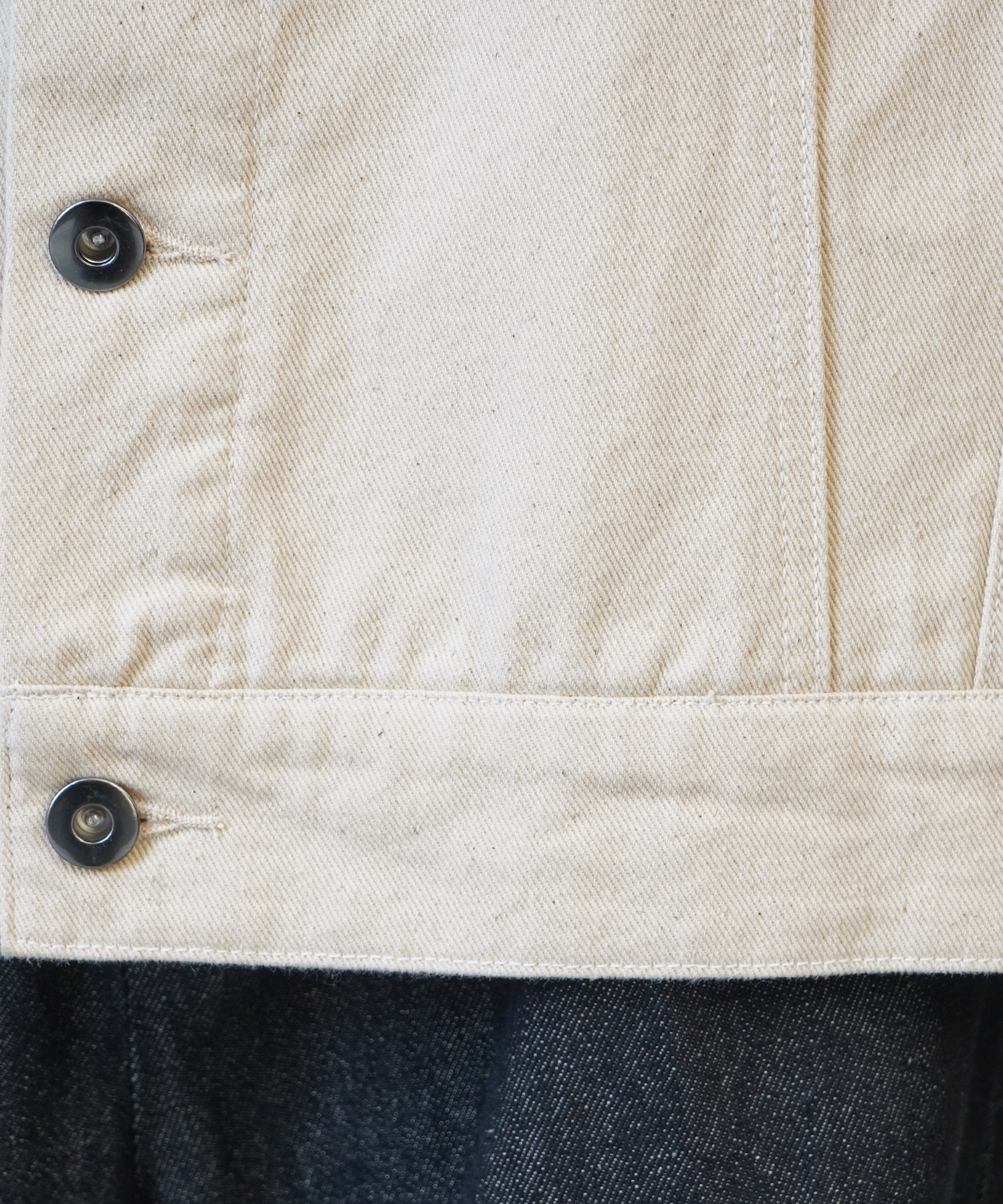 25SS【新色追加】ビッグシルエット ヴィンテージライク ケミカルウォッシュ加工 グラデーション デニムブルゾン / Gジャン デニムジャケット【Confirm】