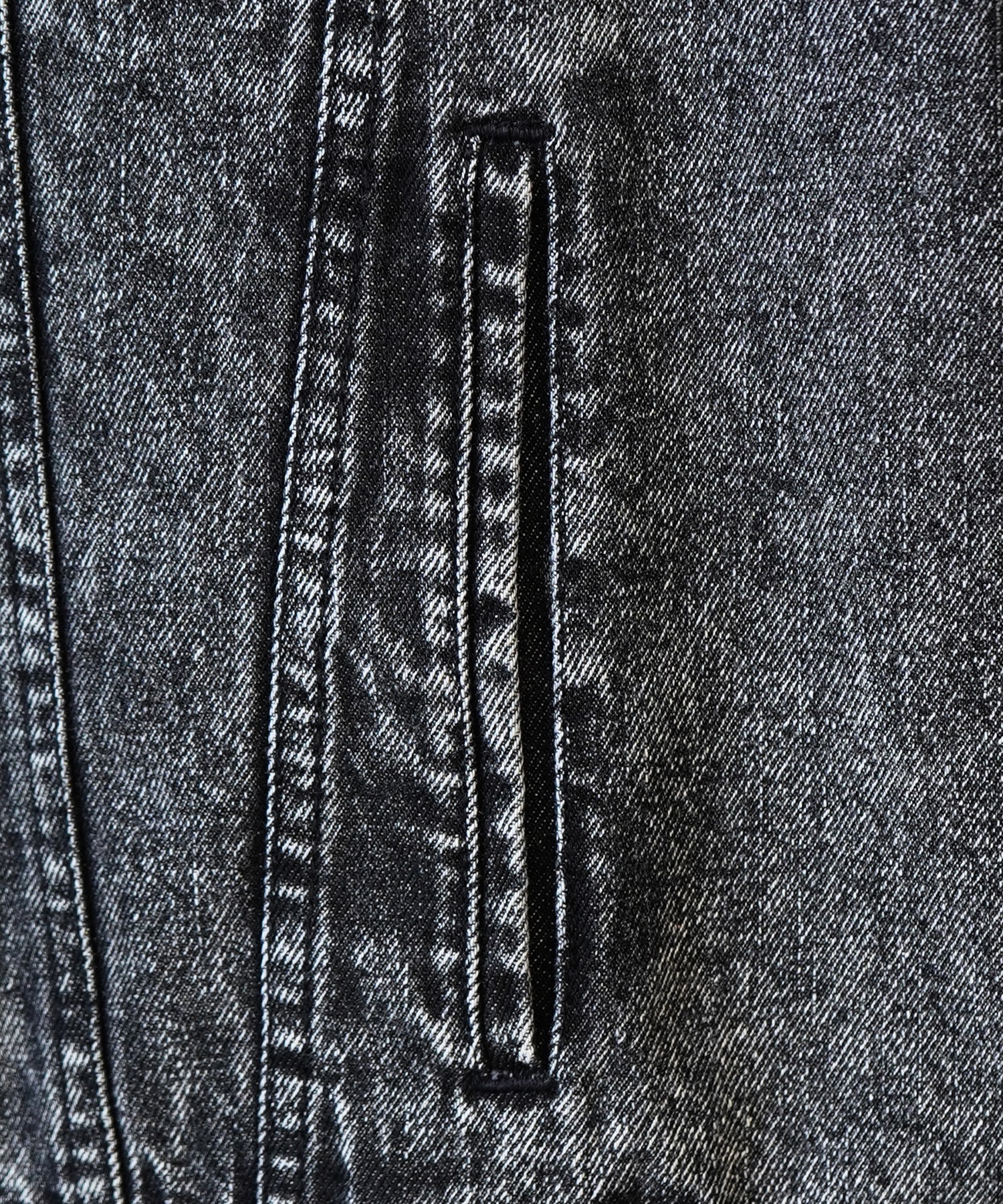 25SS【新色追加】ビッグシルエット ヴィンテージライク ケミカルウォッシュ加工 グラデーション デニムブルゾン / Gジャン デニムジャケット【Confirm】