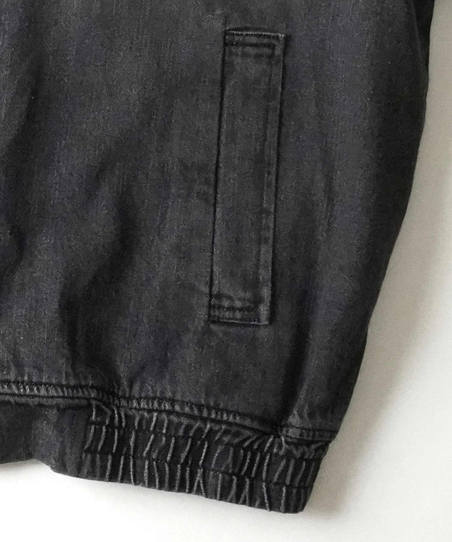 25SS【新色追加】ビッグシルエット ヴィンテージライク ケミカルウォッシュ加工 グラデーション デニムブルゾン / Gジャン デニムジャケット【Confirm】