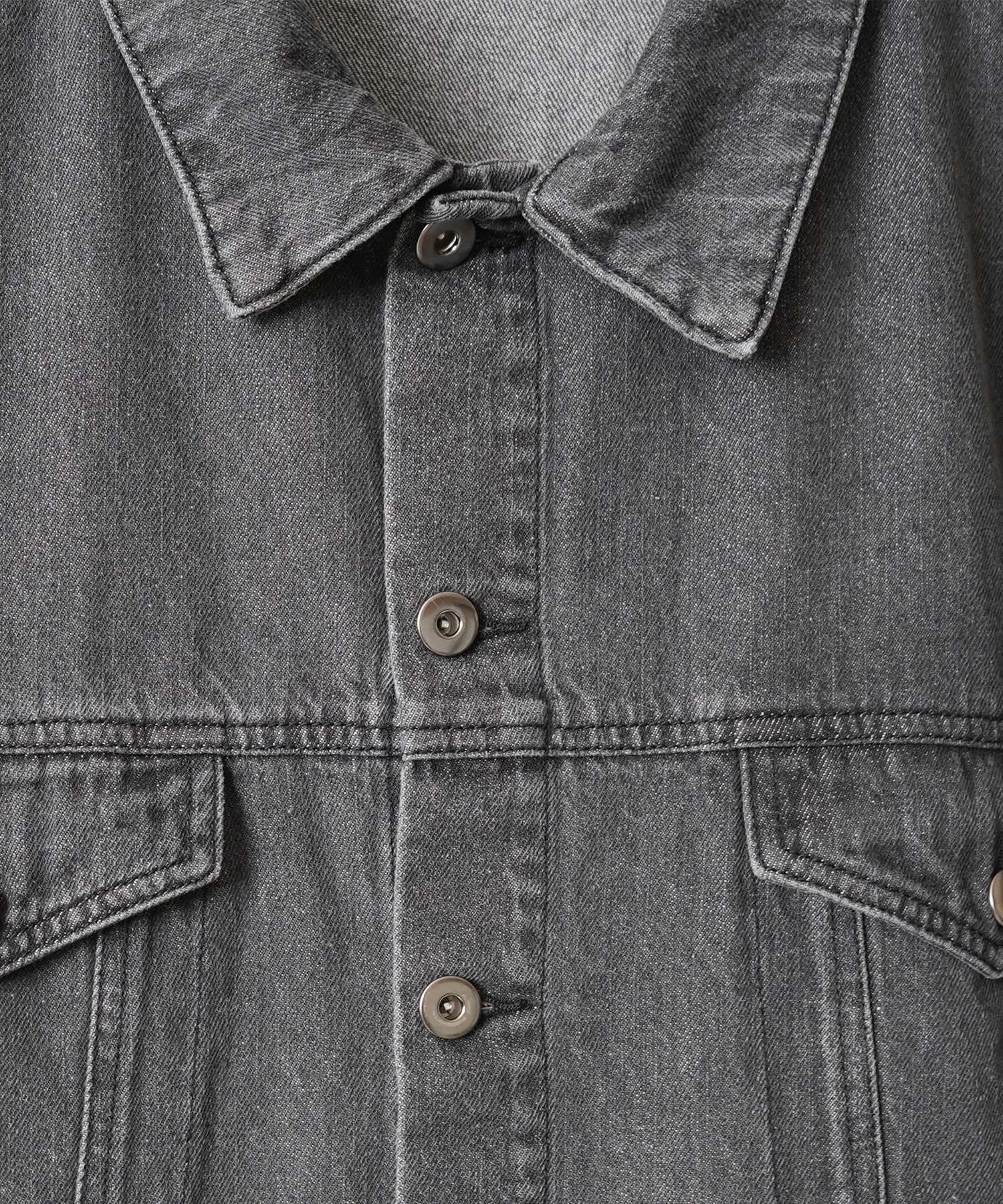 25SS【新色追加】ビッグシルエット ヴィンテージライク ケミカルウォッシュ加工 グラデーション デニムブルゾン / Gジャン デニムジャケット【Confirm】