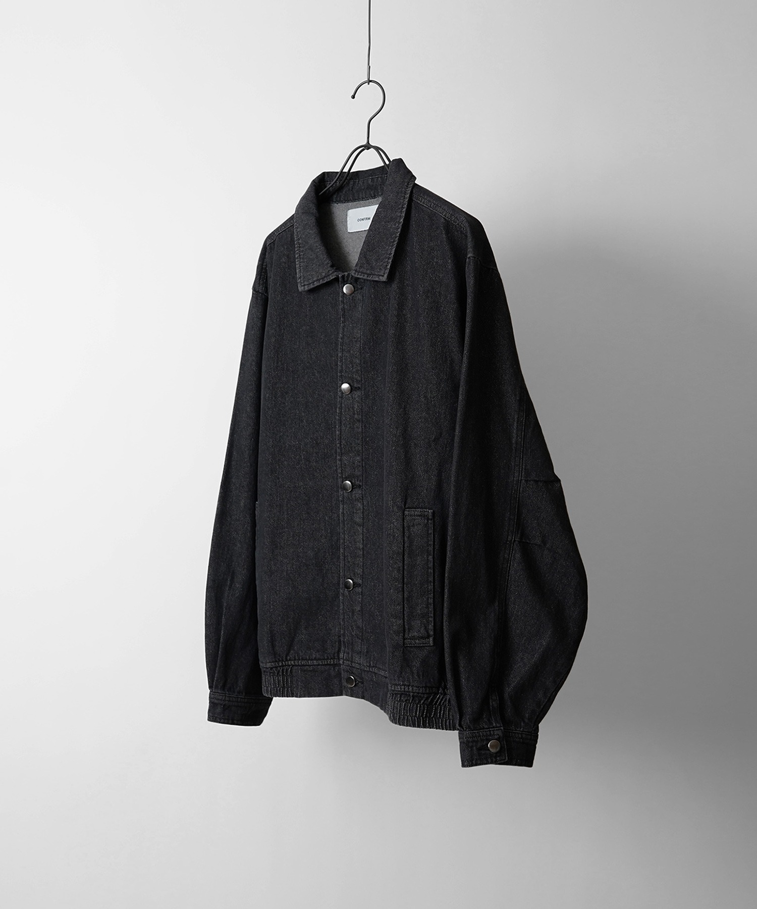 25SS【新色追加】ビッグシルエット ヴィンテージライク ケミカルウォッシュ加工 グラデーション デニムブルゾン / Gジャン デニムジャケット【Confirm】