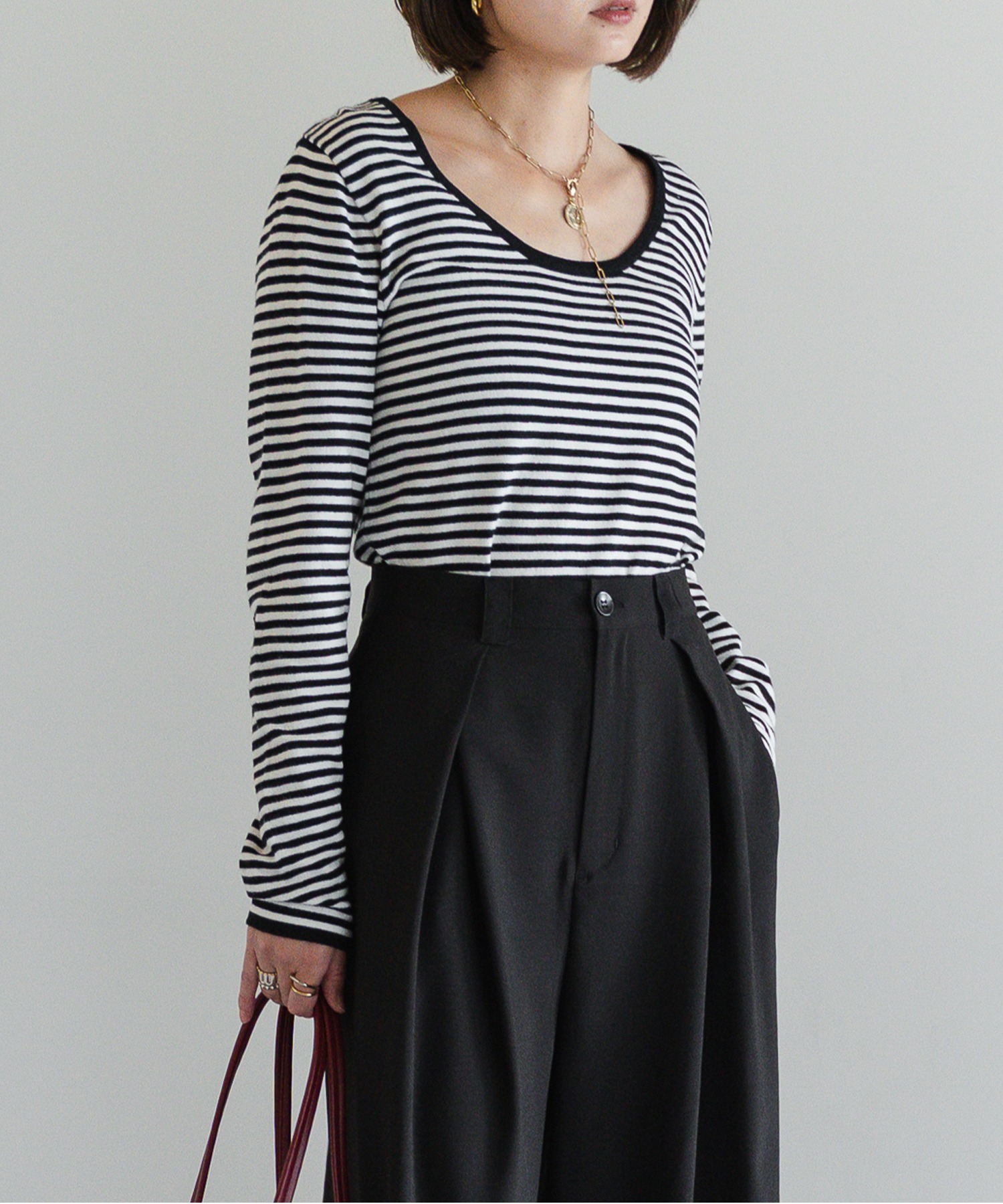 model：H158 着用サイズ：FREE