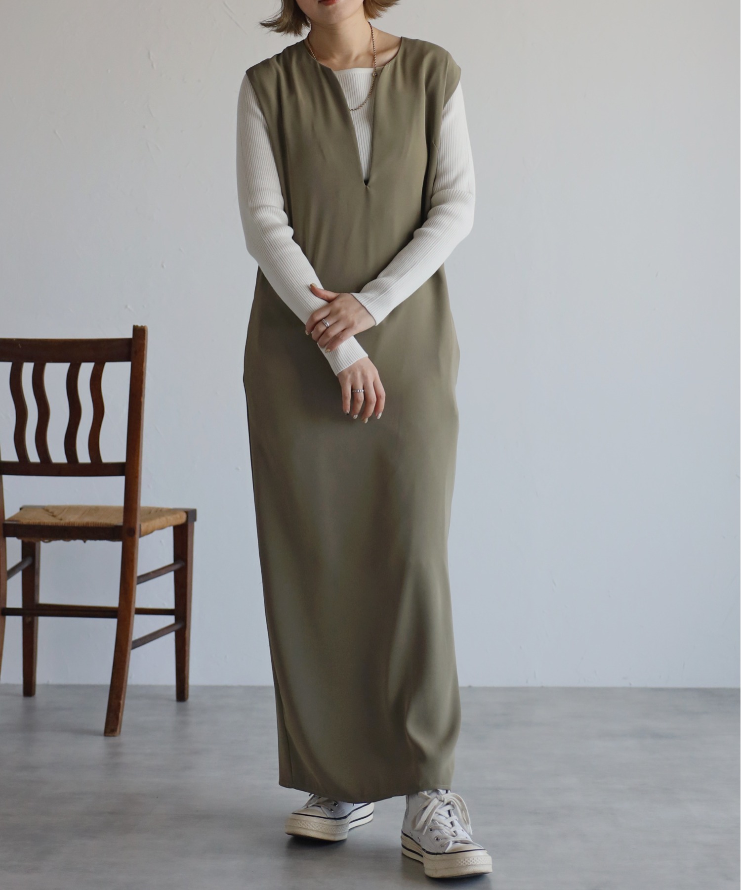 model：H158 着用サイズ：S
