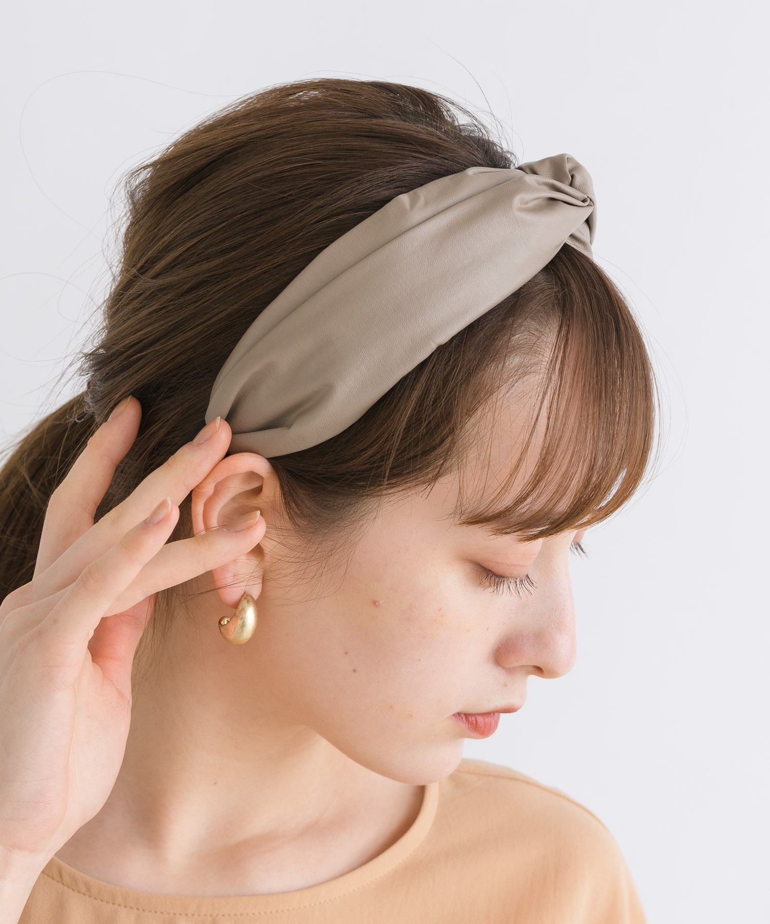 エコレザー ターバン風カチューシャ Web限定 Ccshomecare Co Uk
