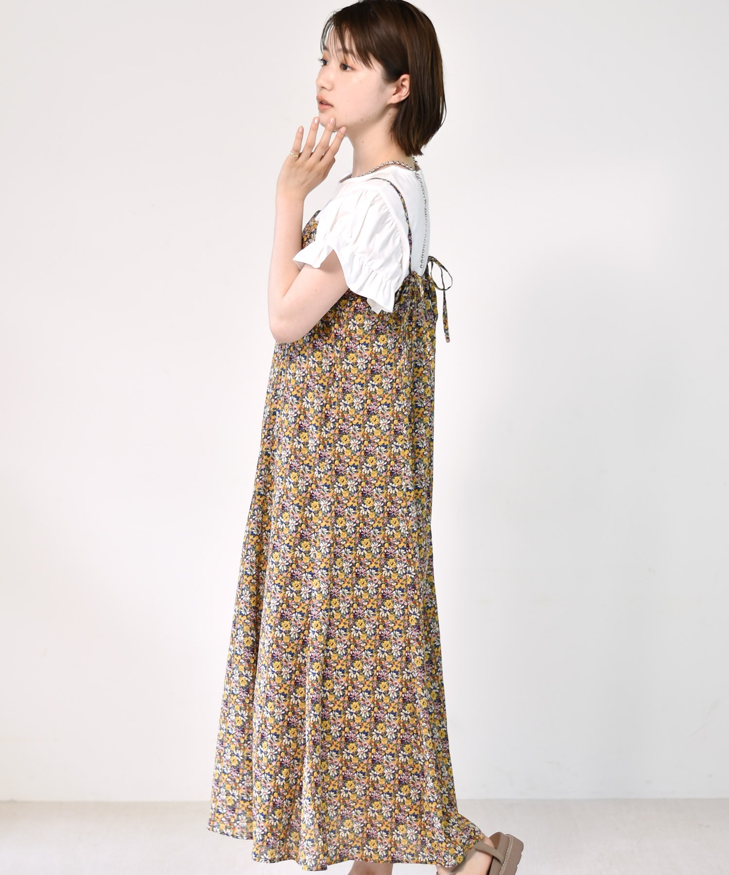 柄リボンキャミワンピース Retro Girl Retro Girl Online Store レトロガールオンラインストア