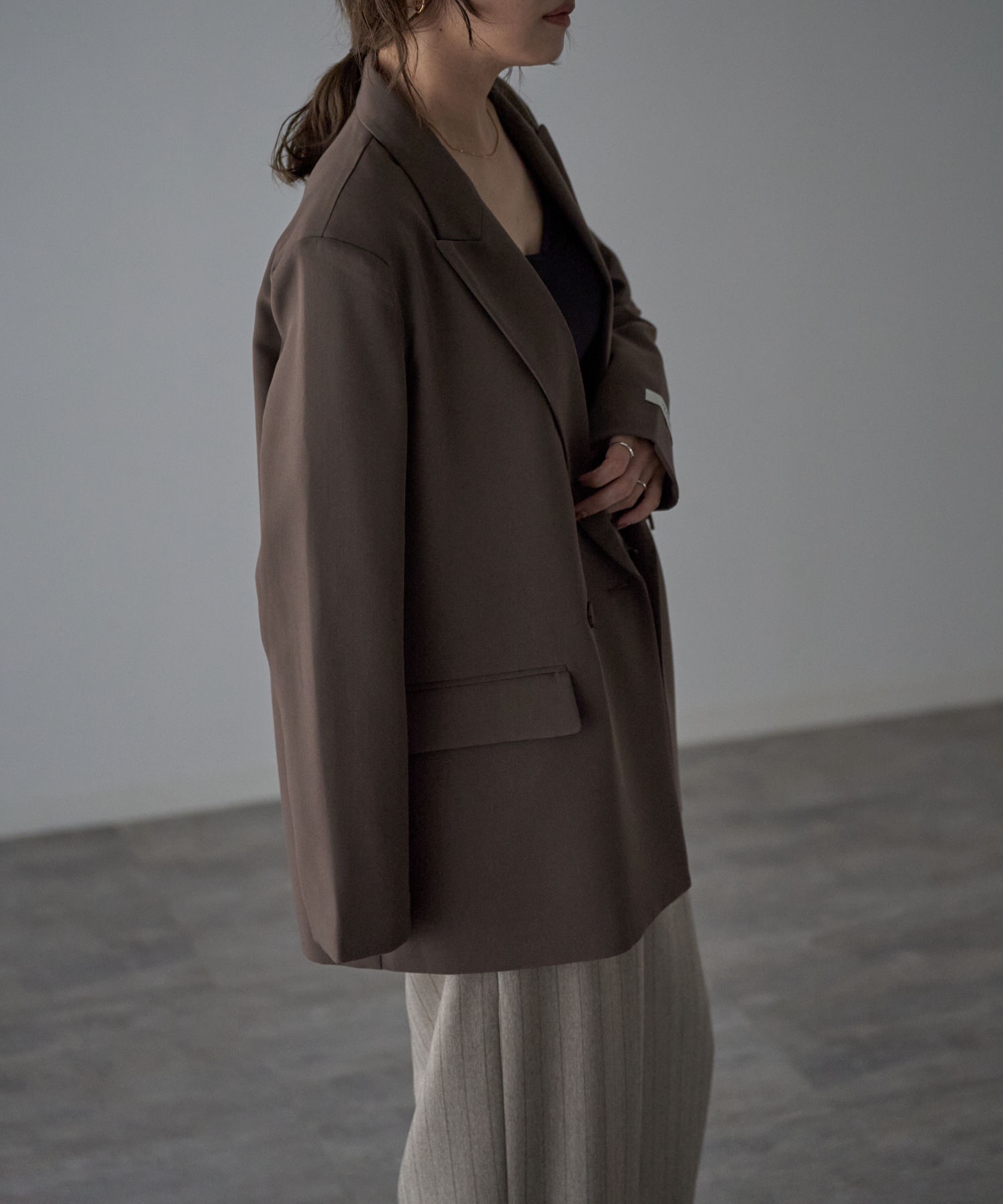 model：163cm. 着用サイズ：FREE