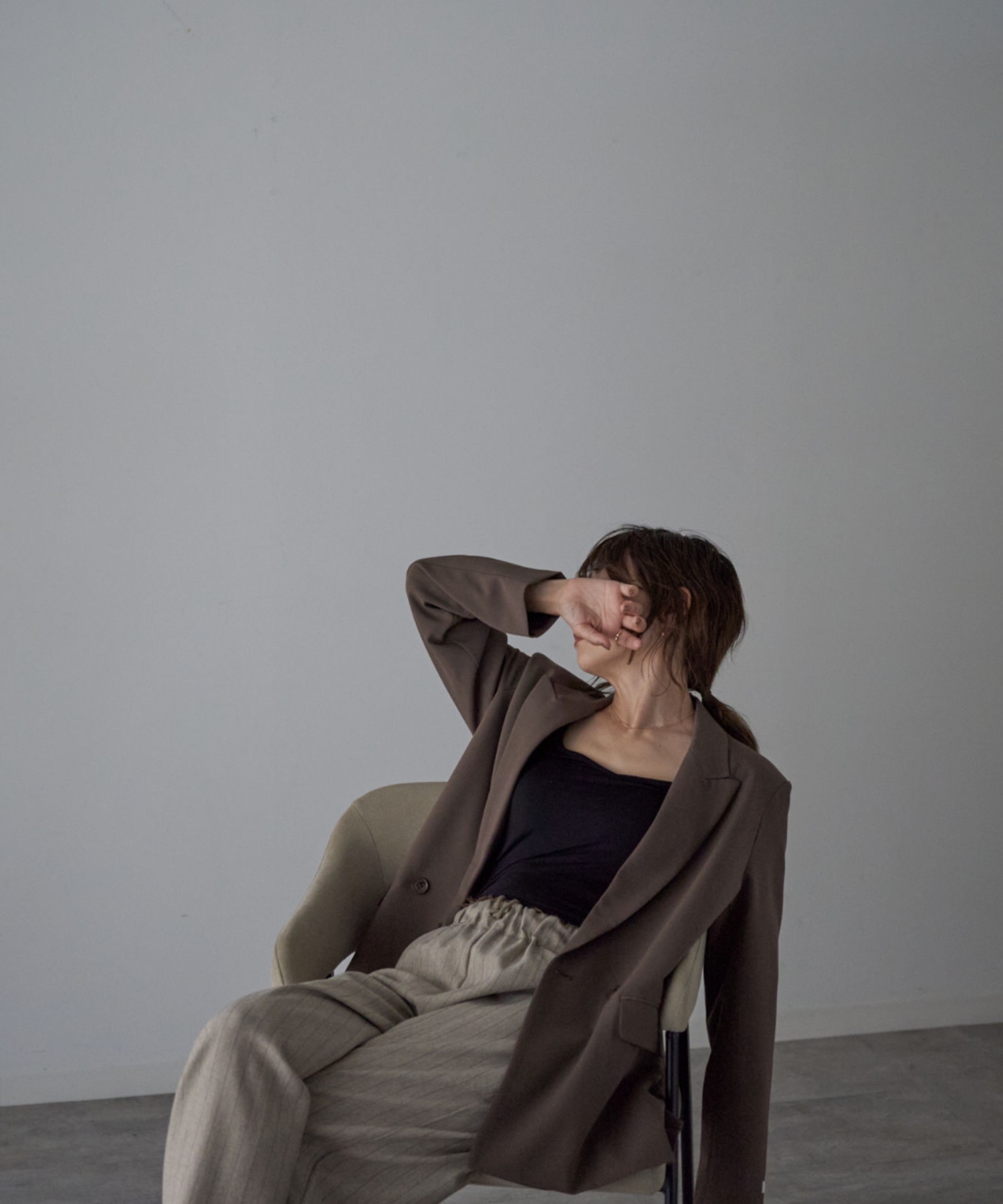 model：163cm. 着用サイズ：FREE