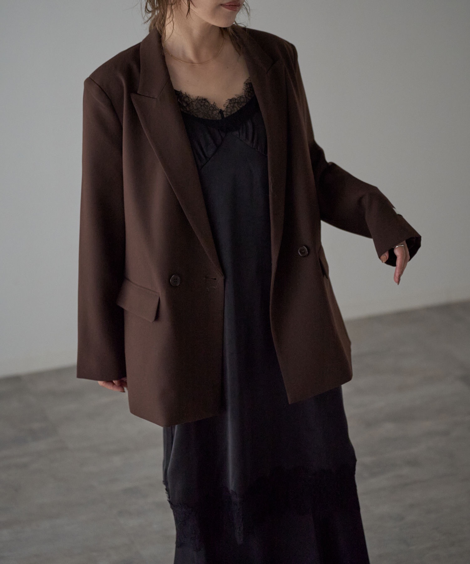 model：163cm. 着用サイズ：FREE
