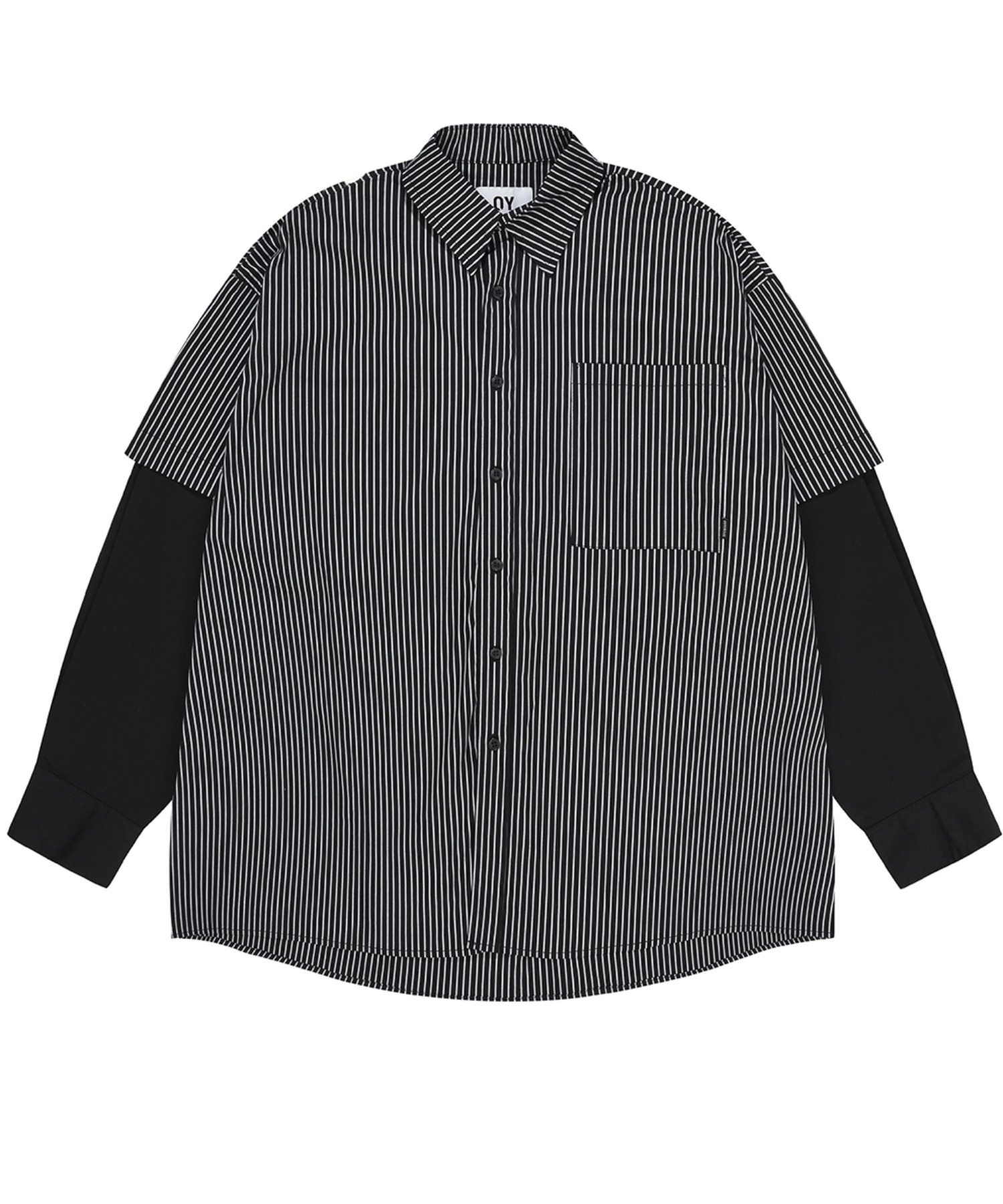 OY/オーワイ』 LAYERED STRIPE SHIRTS/レイヤードストライプシャツ  OY│A'GEM/9×.KOM【公式】｜韓国・ストリートブランド通販サイト エージェムナイン ドットケーオーエム