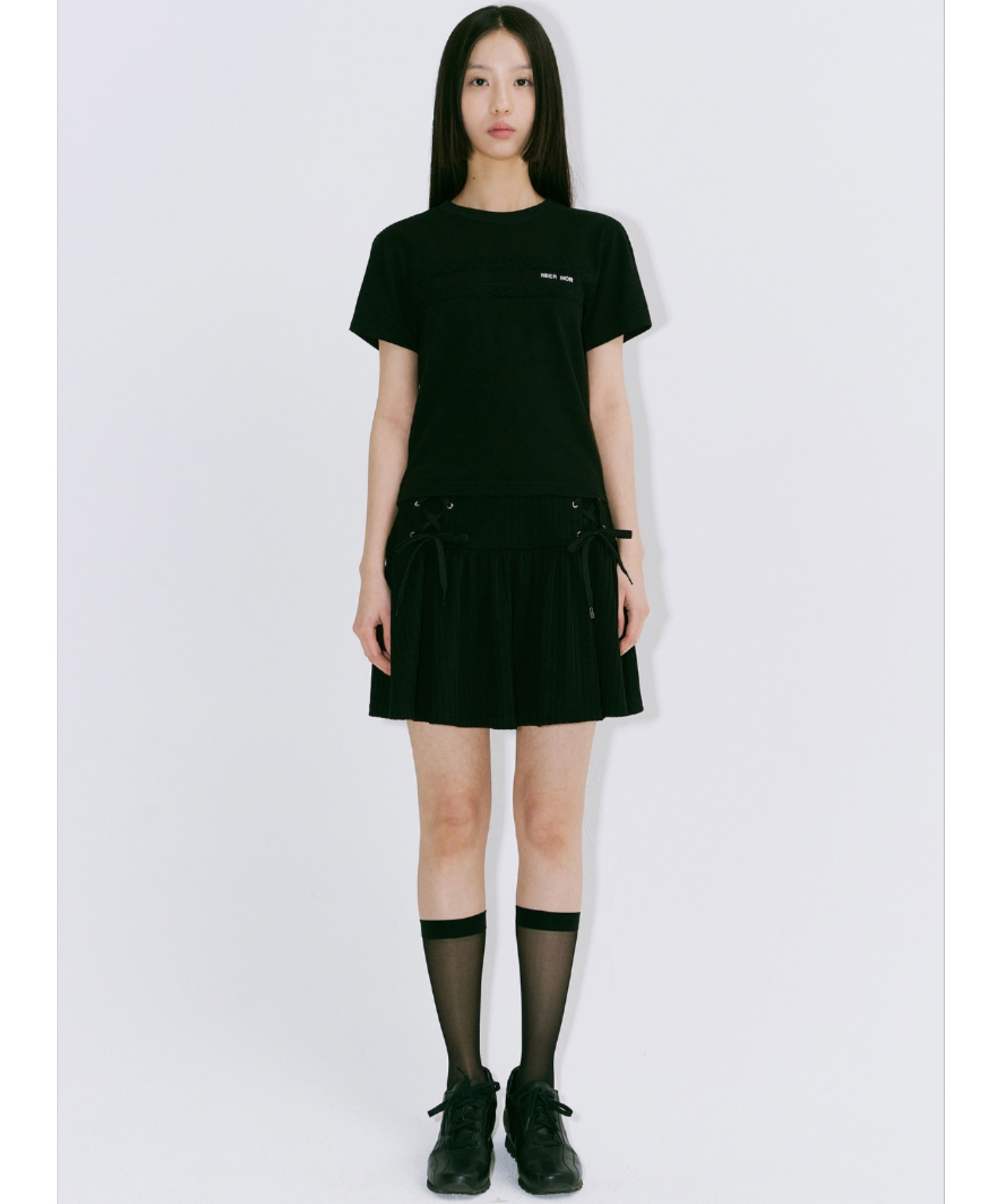 tシャツ A'GEM/9 × .kom 「NIIER NOR/ニア ノア」 TOP LAYERED L/S TEE/トップレイヤード長袖カットソー レ NIIER NOR｜ニアノアのTシャツ/カットソー通販 - ZOZOTOWN