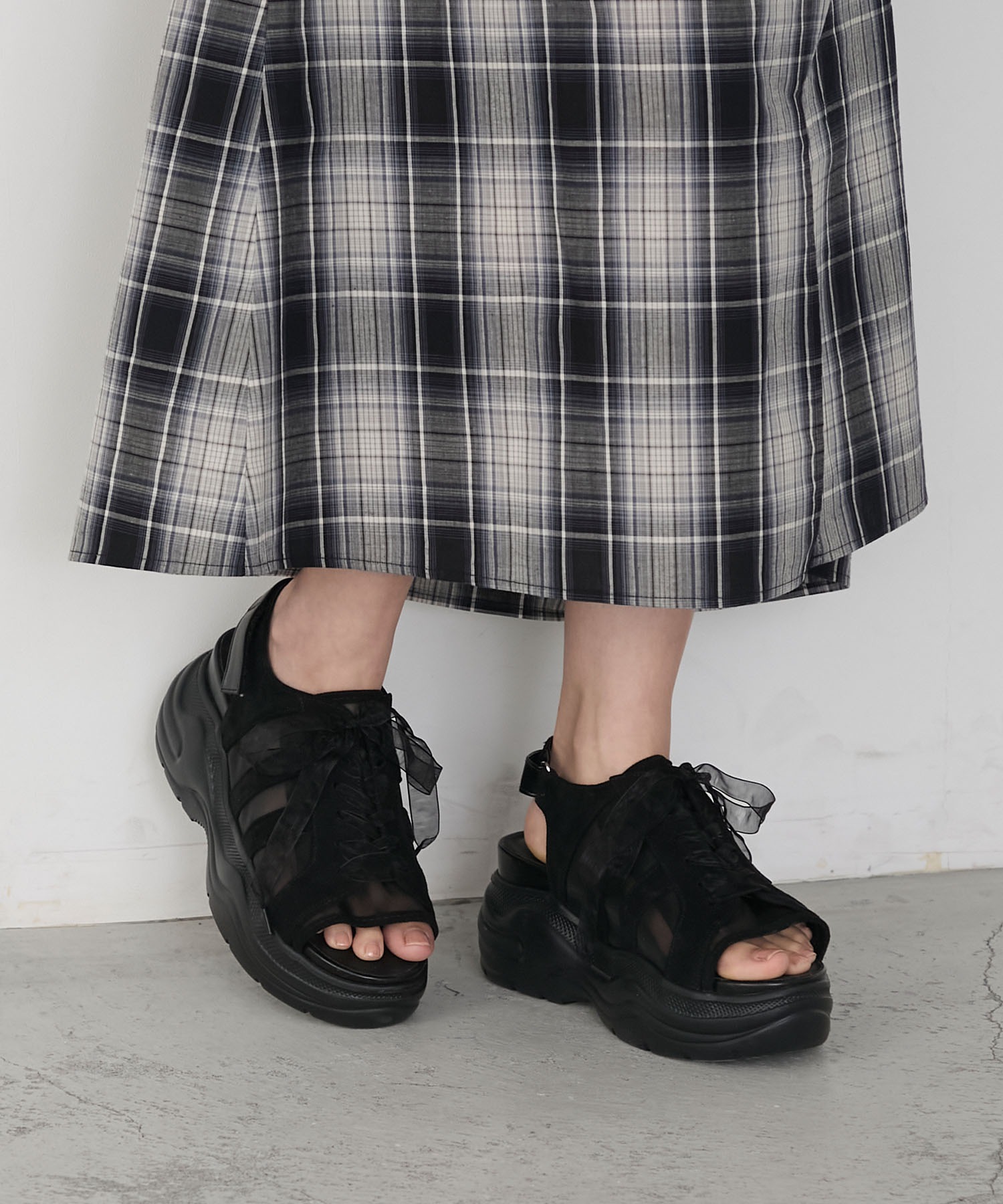 2色★カジュアルな スクエアオープントゥ 厚底サンダル rs0947 STYLEBLOCK サンダル バイカラーオープントゥ厚底ウェッジソール