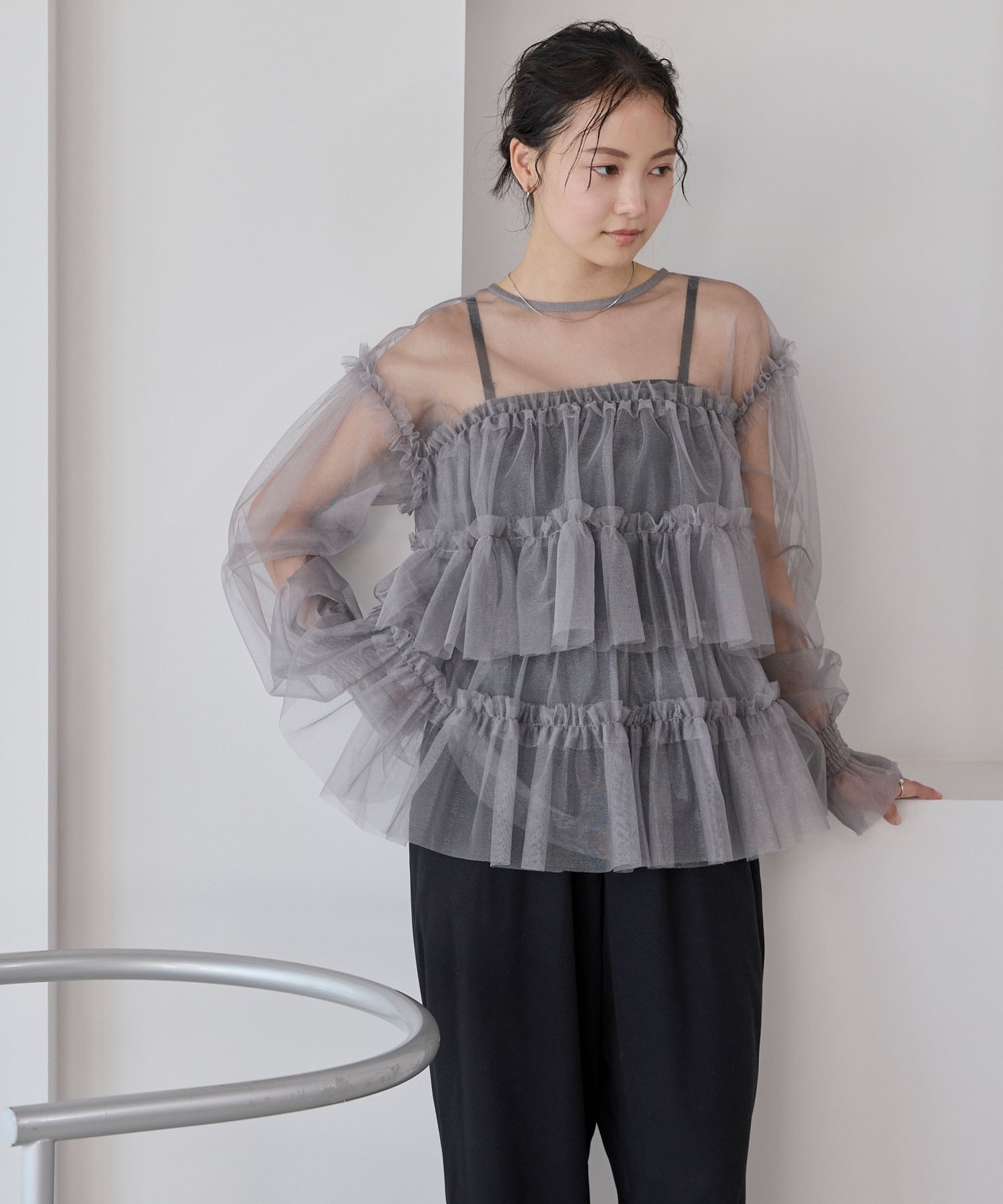 forksy.】【オケージョン対応】シアーティアードフリルキャンディー