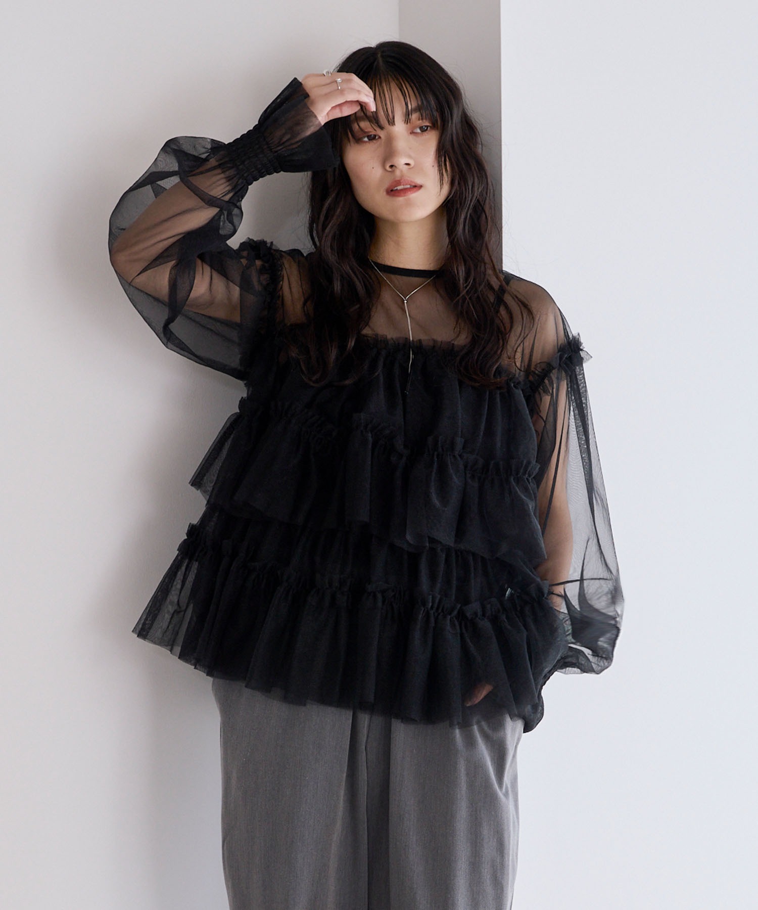 forksy.】【オケージョン対応】シアーティアードフリルキャンディー