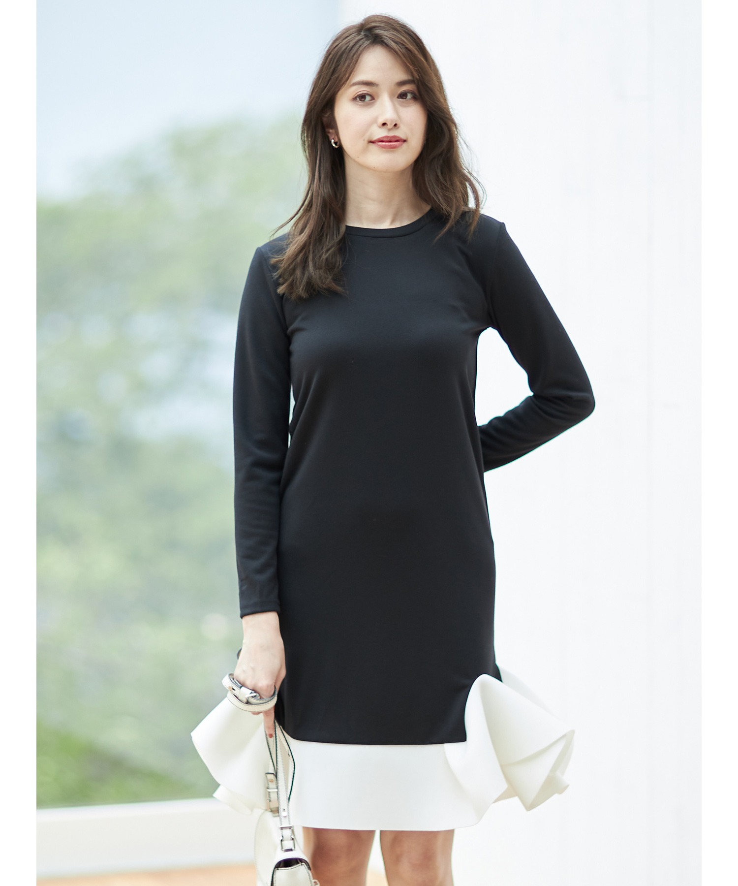 ボンディングペプラムワンピース Reshad Edu Af