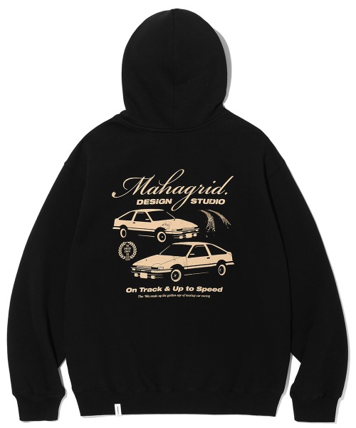 mahagrid/マハグリッド』TOURING CAR HOODIE/チューニングカー プル