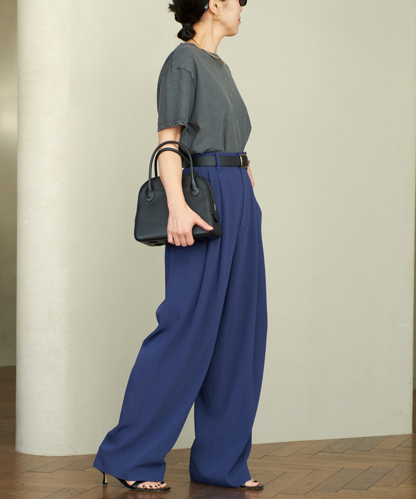 Georgette Tuck パンツ