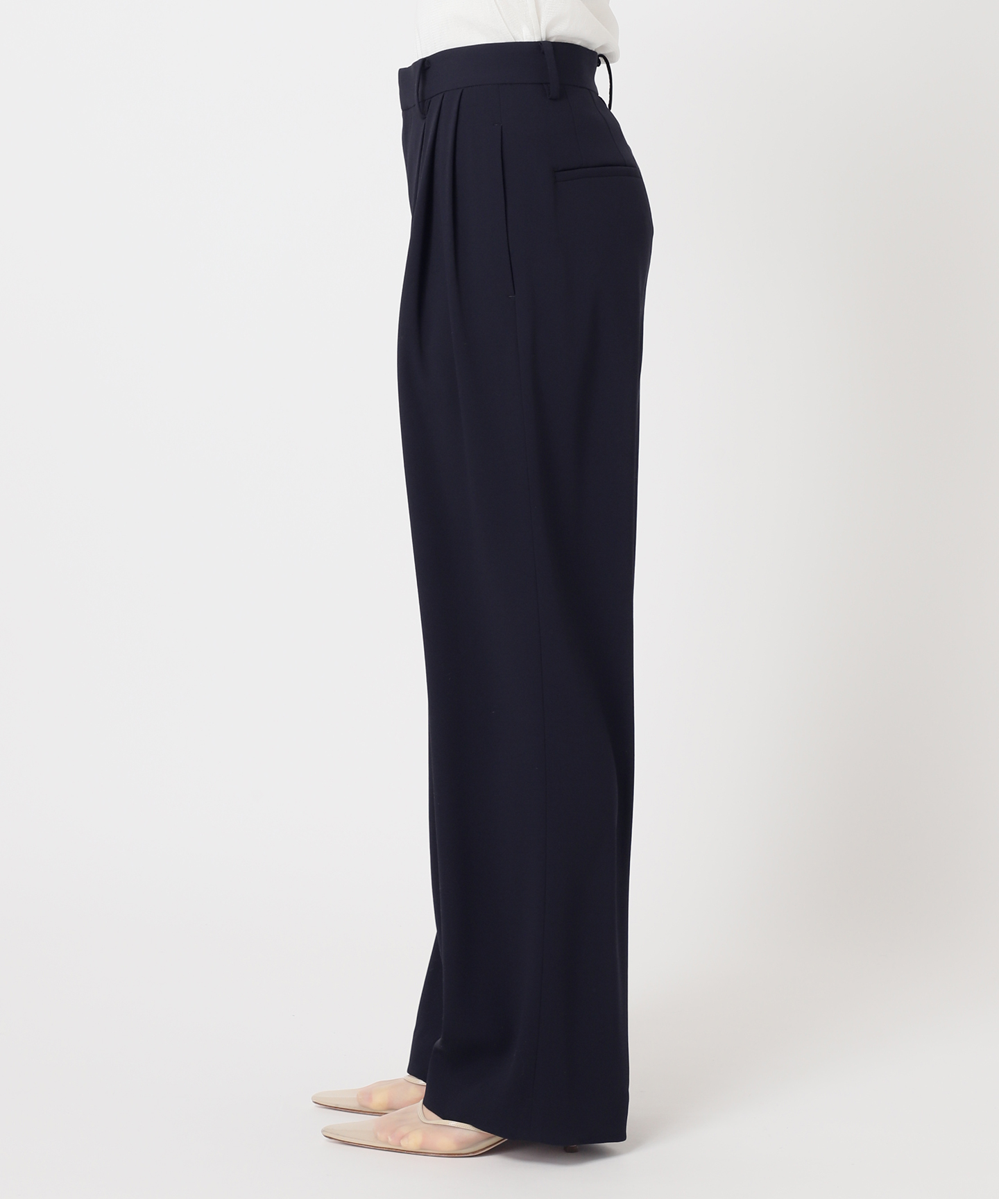 Georgette Tuck パンツ