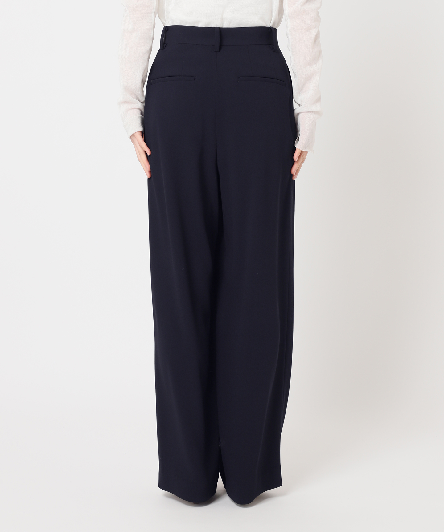 Georgette Tuck パンツ