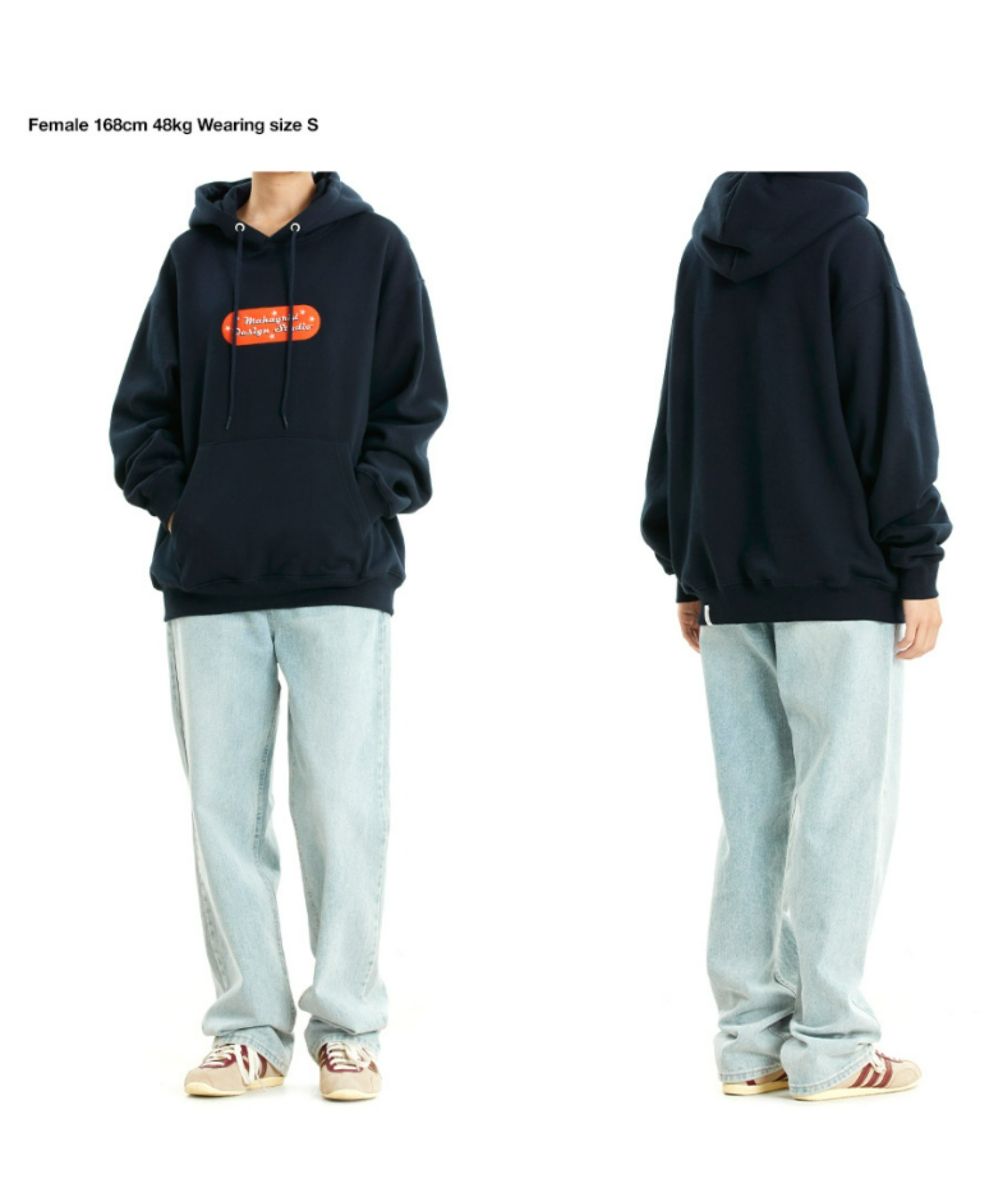 パーカー 「mahagrid/マハグリッド」GALAXY LOGO HOODIE//ギャラクシーロゴデザイン プルオーバーパーカー レディース メンズ mahagrid/マハグリッド』GALAXY LOGO HOODIE//ギャラクシーロゴ