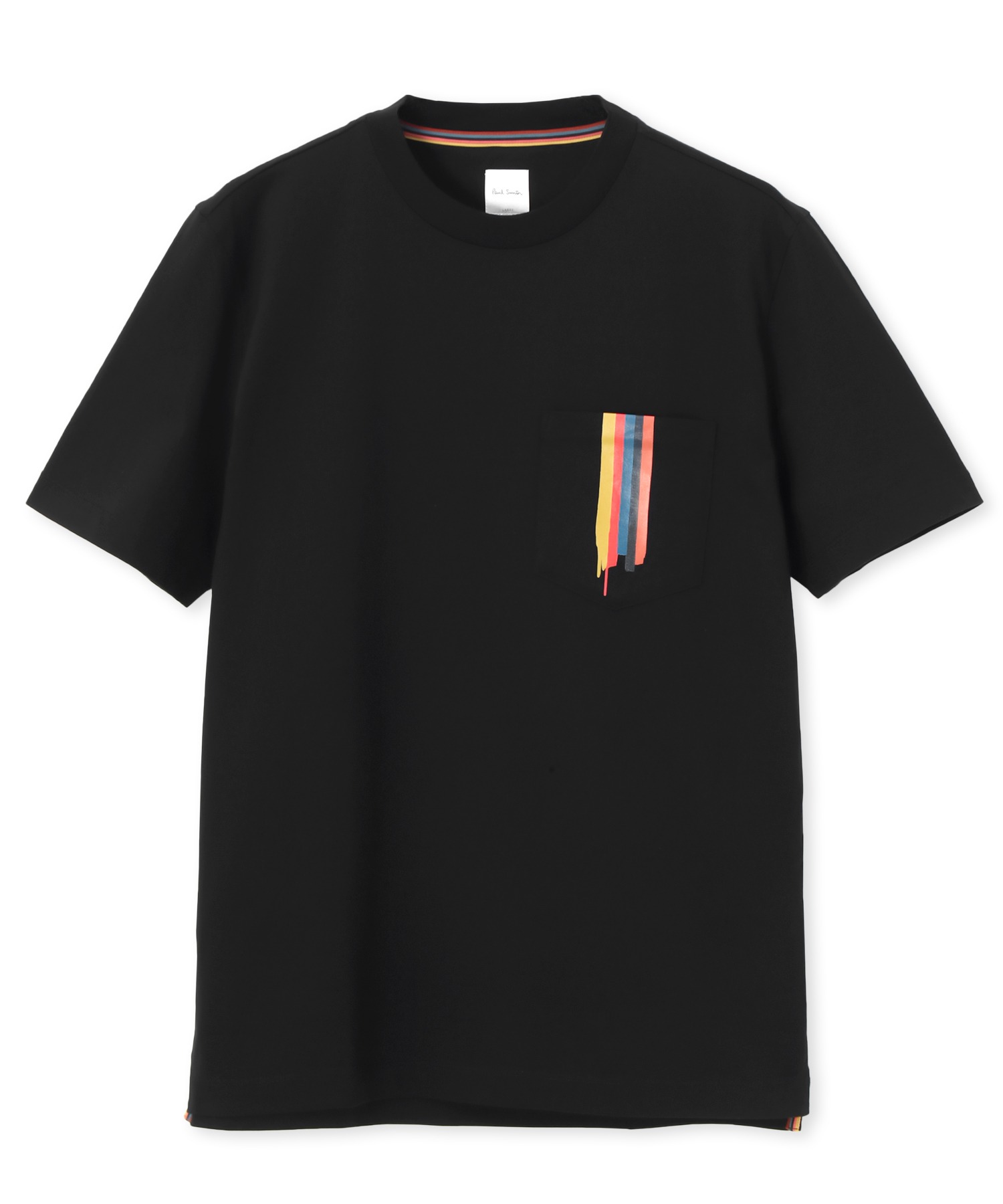 Paul Smith'Painted Artist Stripe' ポケットTシャツ / 213508 306U 