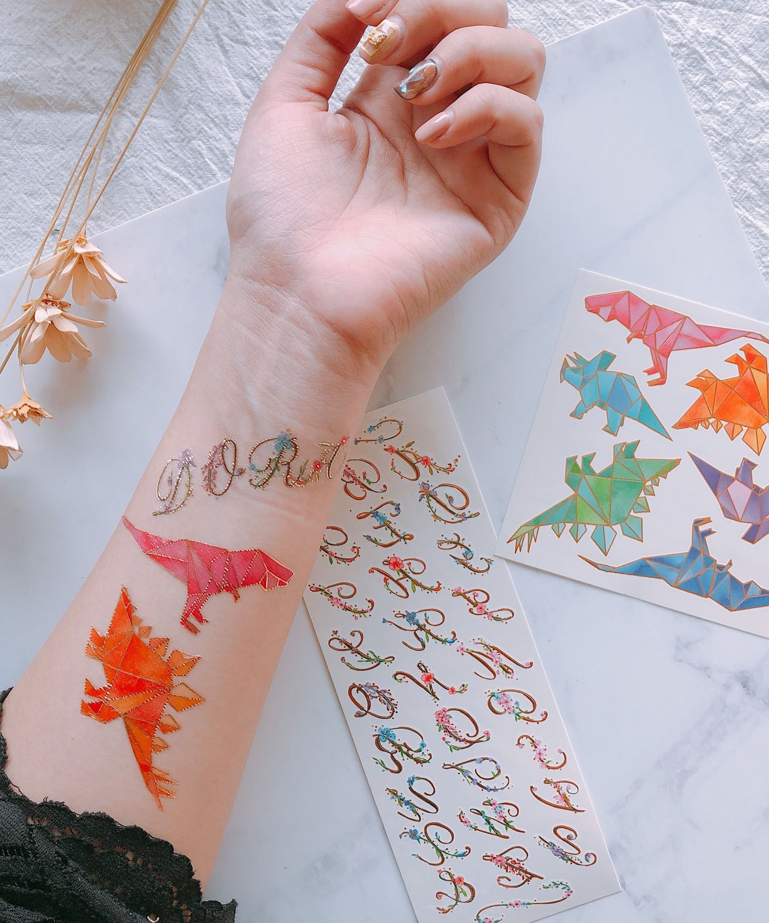 Paperself Tatoo Seal タトゥーシール 注文後の変更キャンセル返品 Geo Dino