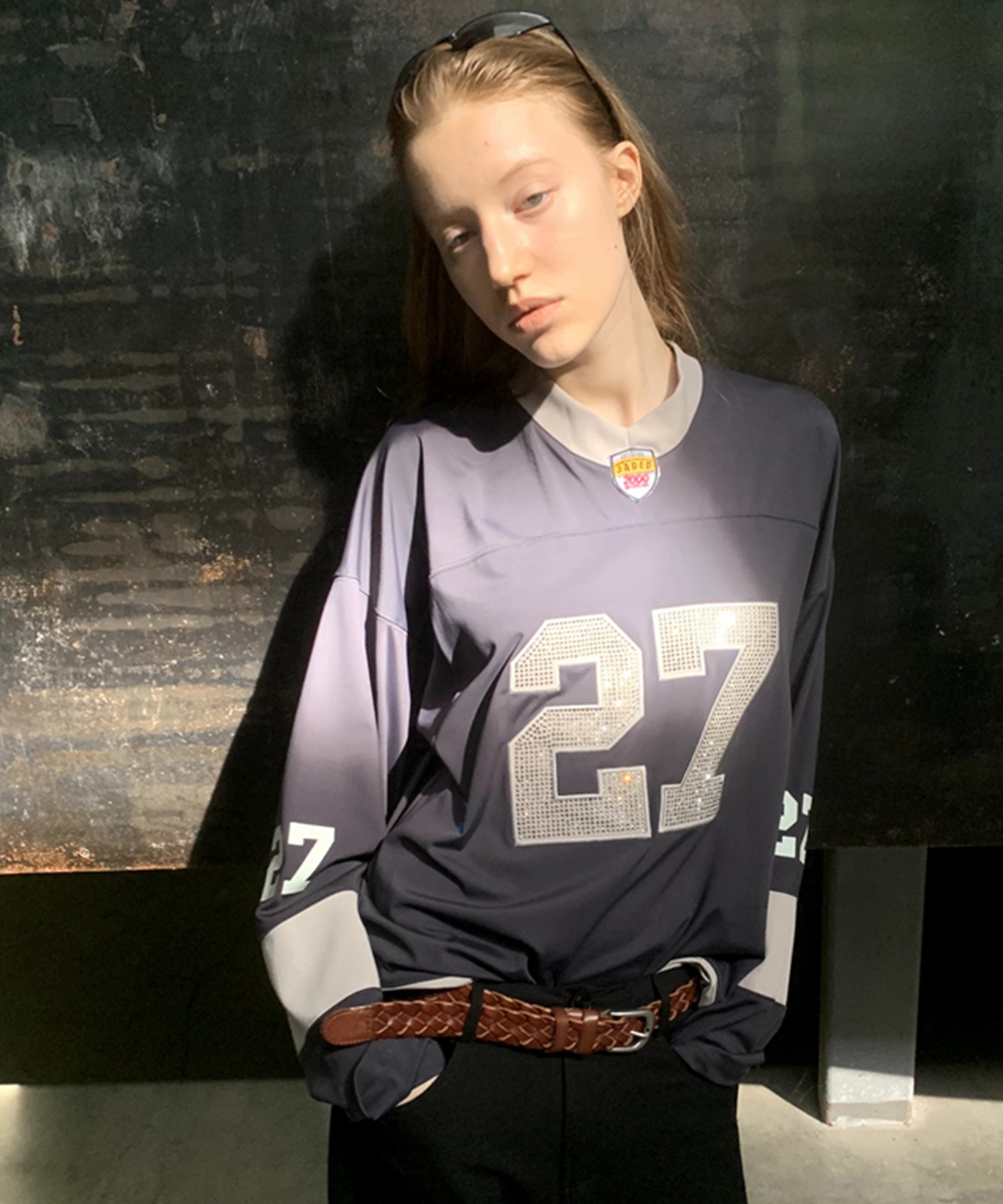 ナンバリング ロゴ長袖Tシャツ LON24a095-ファッション通販