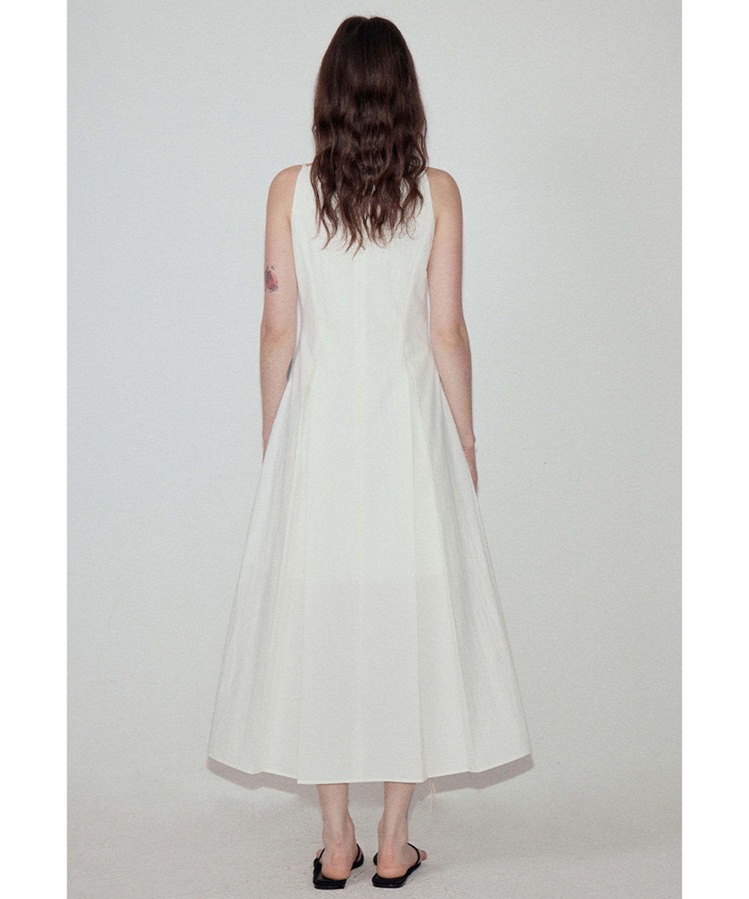 スクエアネック ロングキャミワンピース FX25L030【Fano Studios