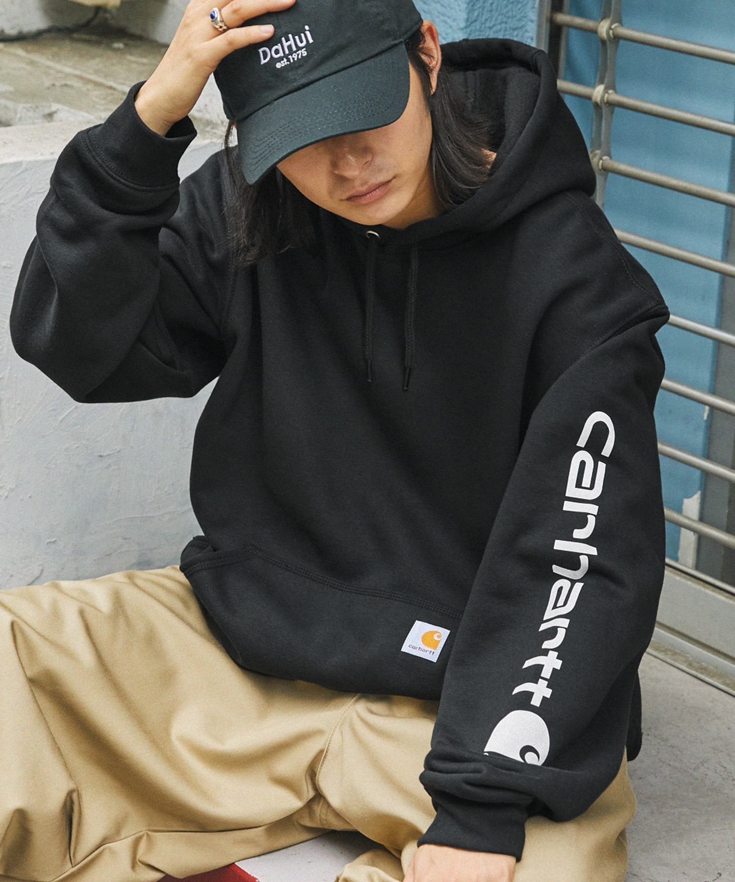 carhartt(カーハート) Hooded Sweatshirt オーバーサイズ プルオーバー ...