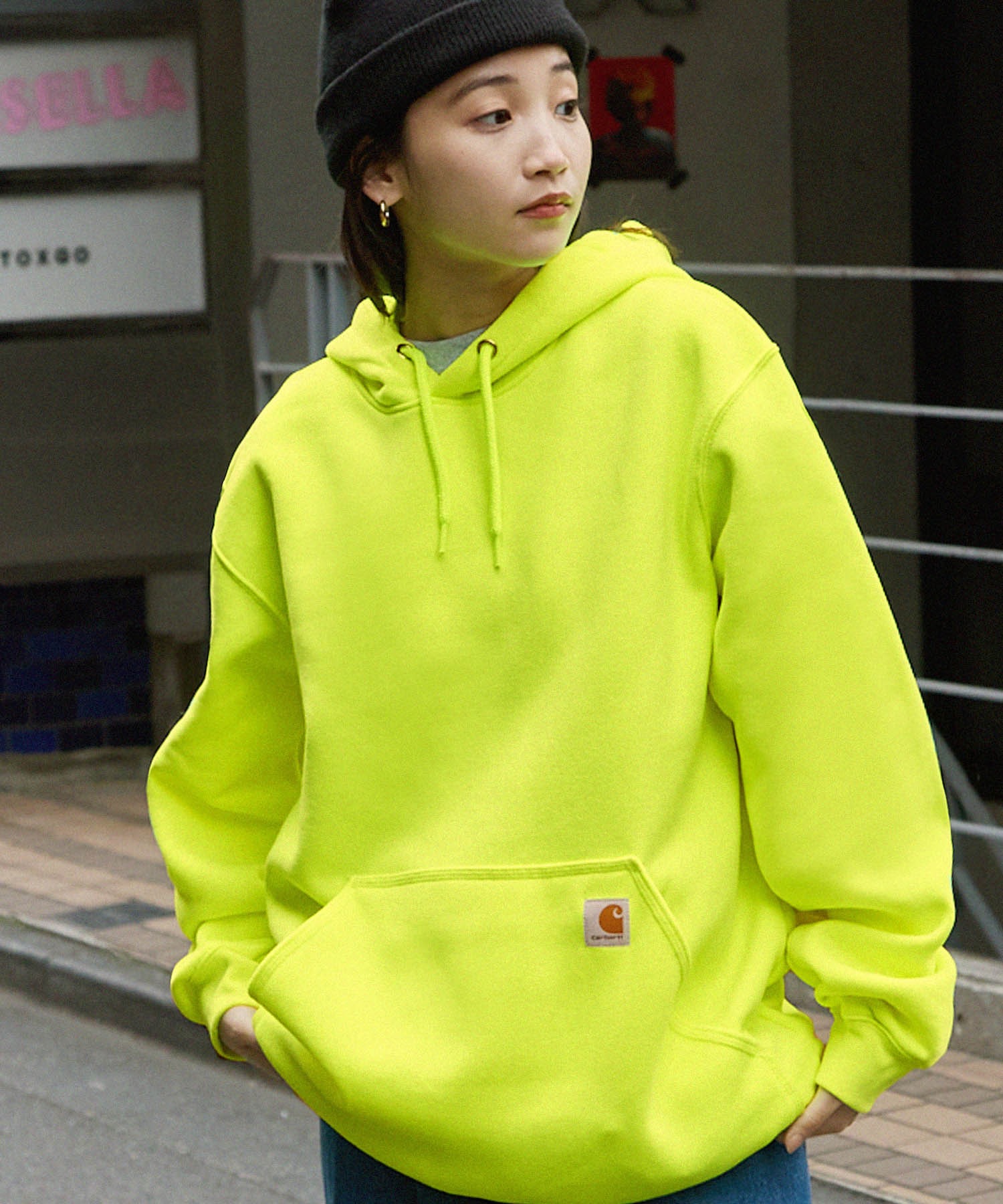 carhartt(カーハート) Hooded Sweatshirt オーバーサイズ プルオーバー ...