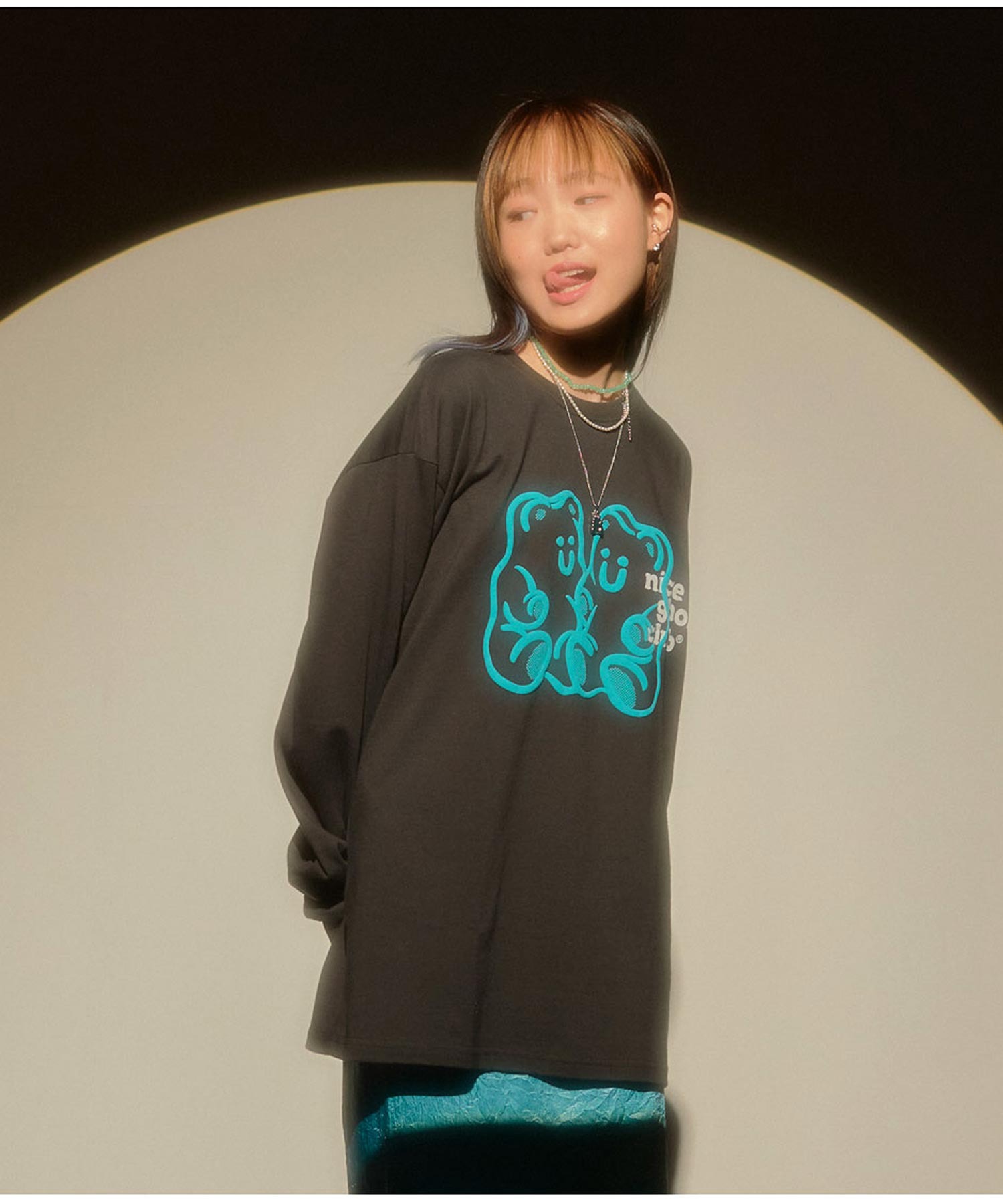 Nice Ghost Club ナイス ゴースト クラブ Gummy Bearlogo L S Tee グミベアロゴ 長袖tシャツ