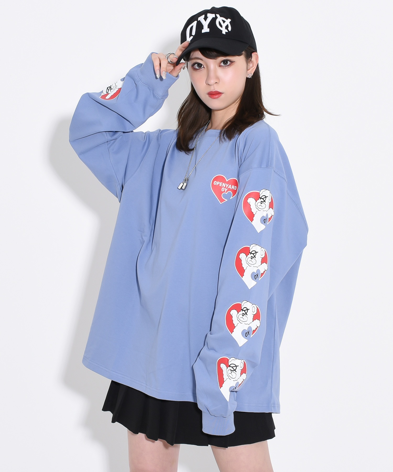 OY/オーワイ』 HEART ODOLLY LONG SLEEVE/ハートオードリー長袖Tシャツ 