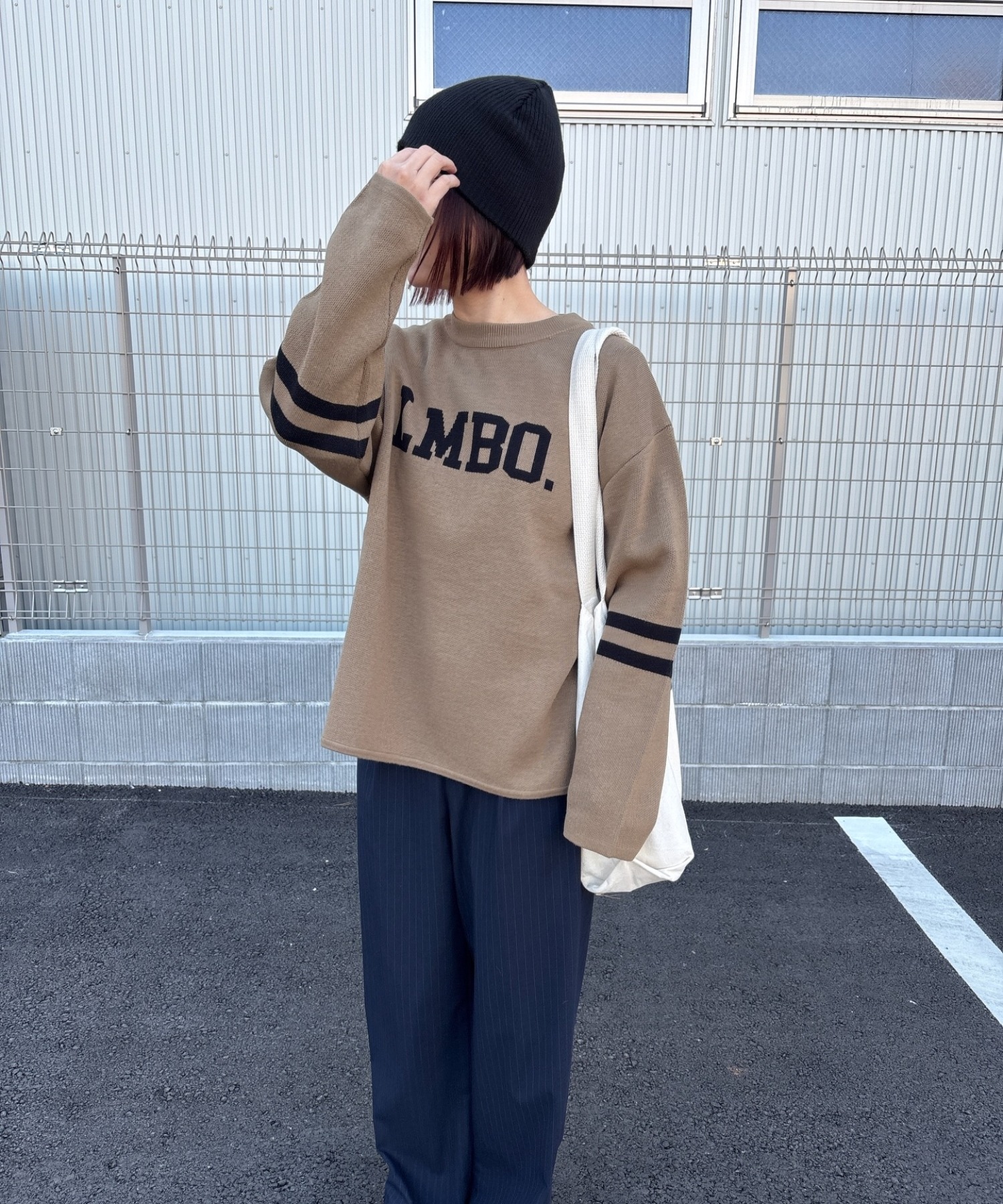 model：H157 着用サイズ：FREE