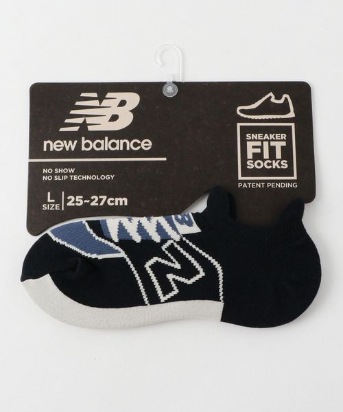 ＜coen コーエン＞ メンズ New Balance(ニューバランス)スニーカーモチーフソックス 靴下 ネイビー