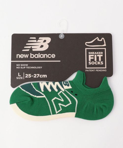 ＜coen コーエン＞ メンズ New Balance(ニューバランス)スニーカーモチーフソックス 靴下 ケリー画像