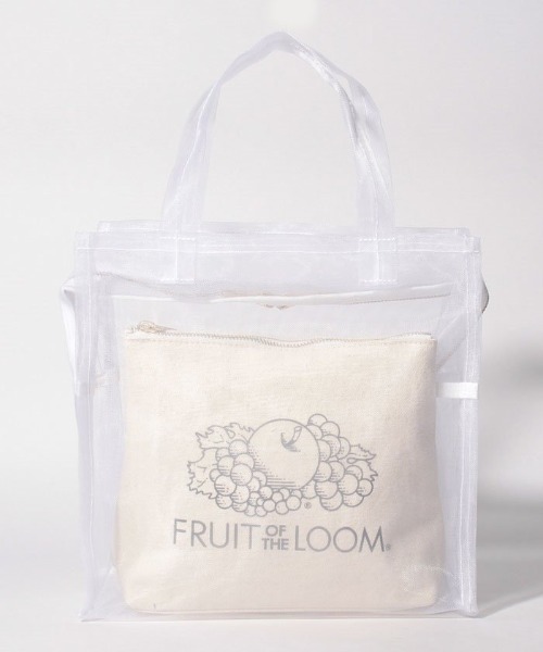 FRUIT OF THE LOOMFRUIT 最安値挑戦！ LOOM SEE BST S BAG シースルーバッグSサイズ 2021人気特価 THROUGH
