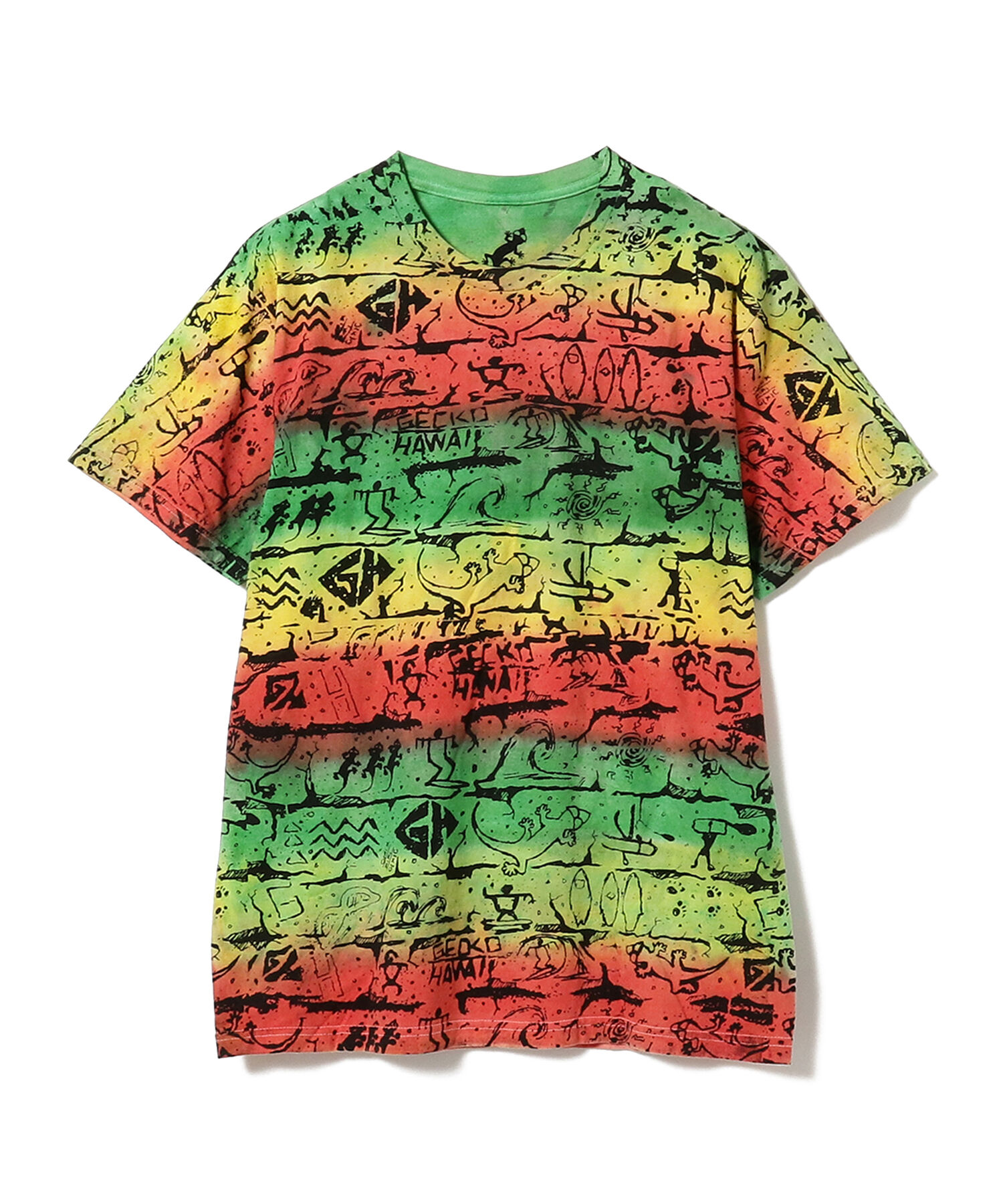 Gecko Hawaii タイダイ Tシャツ Men Diskominfo Pemalangkab Go Id