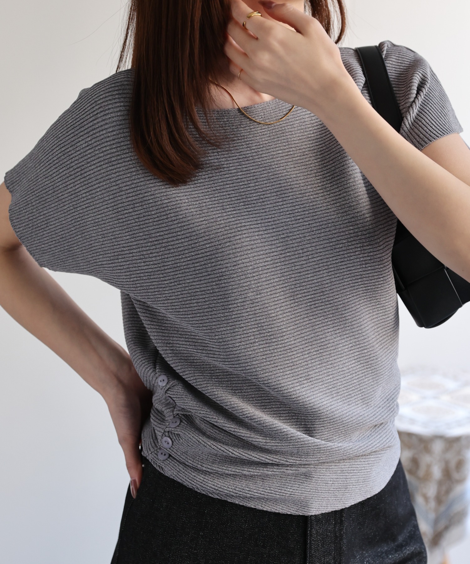 model：162㎝着用サイズ：F