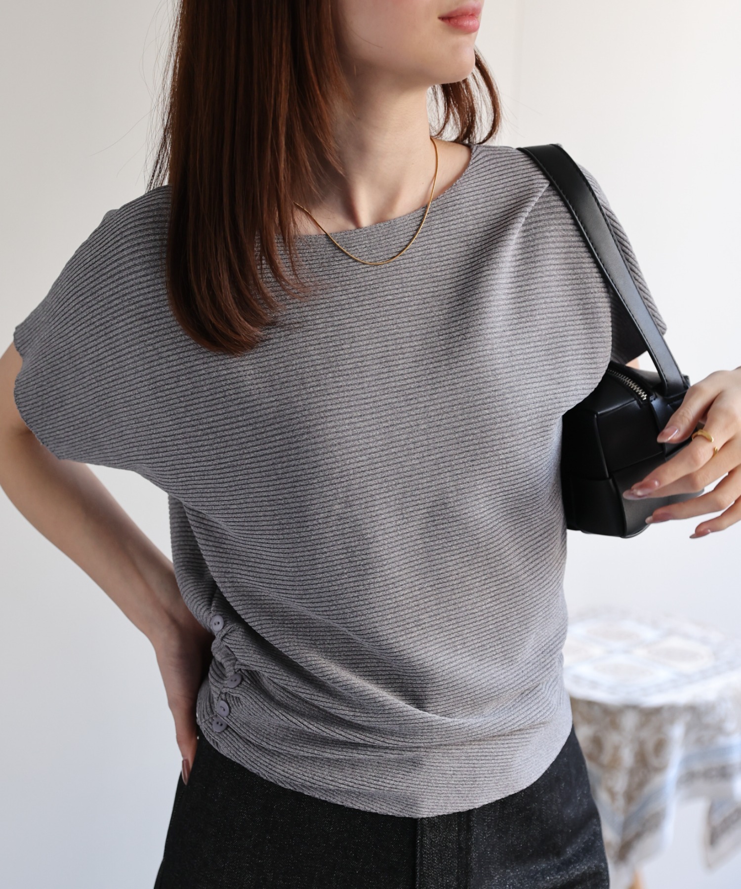 model：162㎝着用サイズ：F