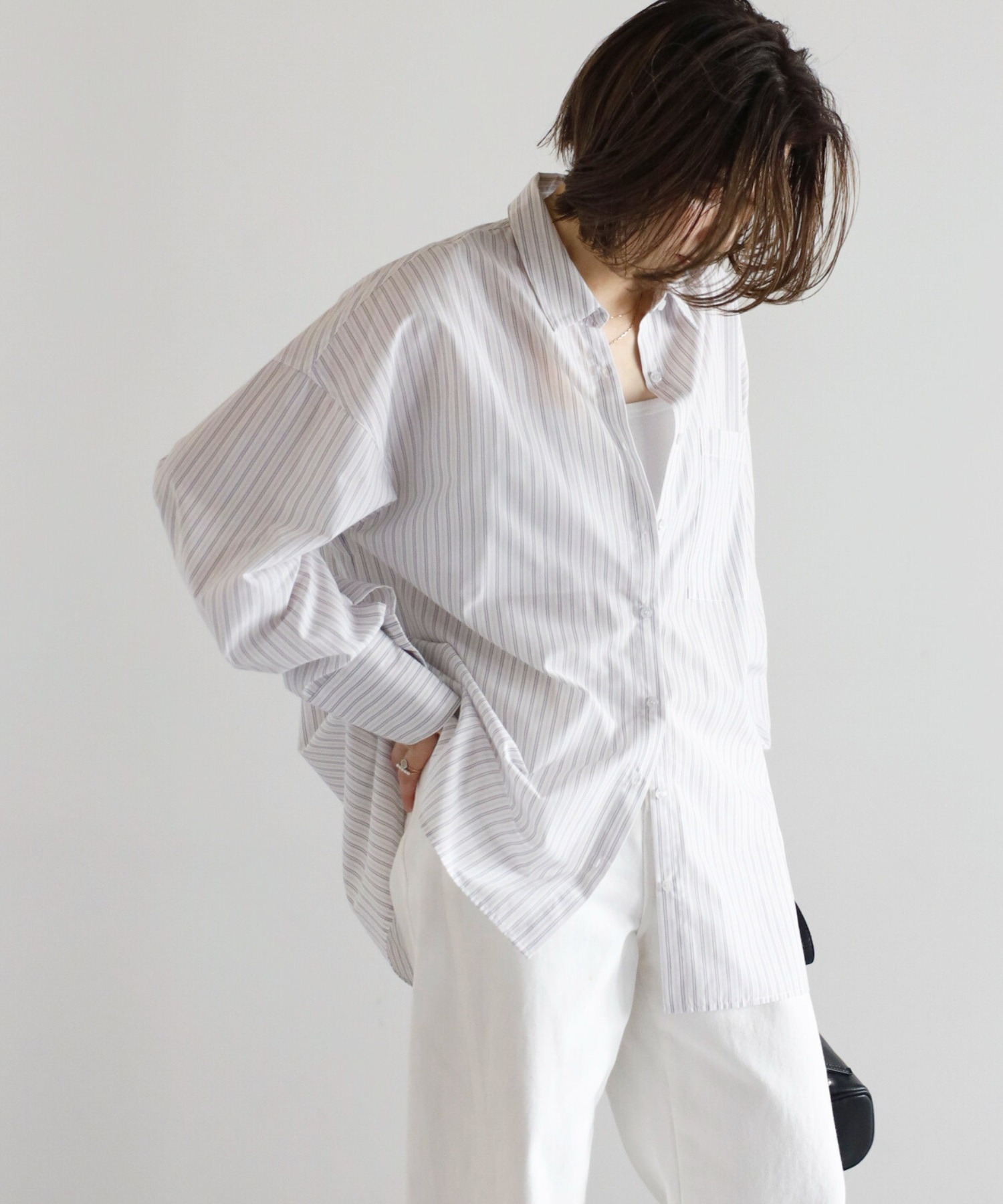 model：H158 着用サイズ：FREE