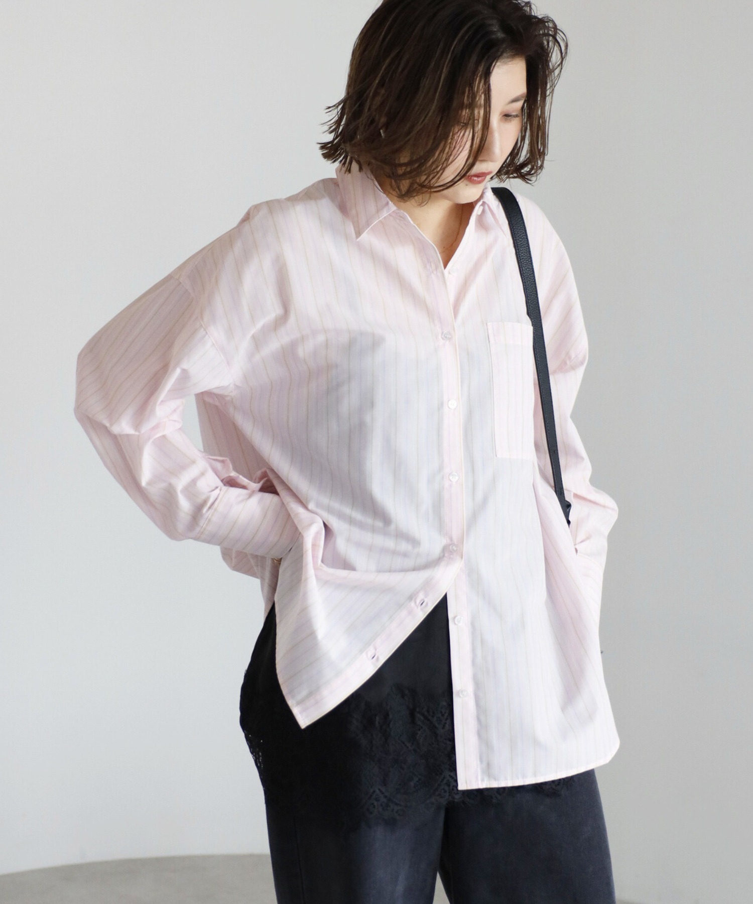 model：H158 着用サイズ：FREE