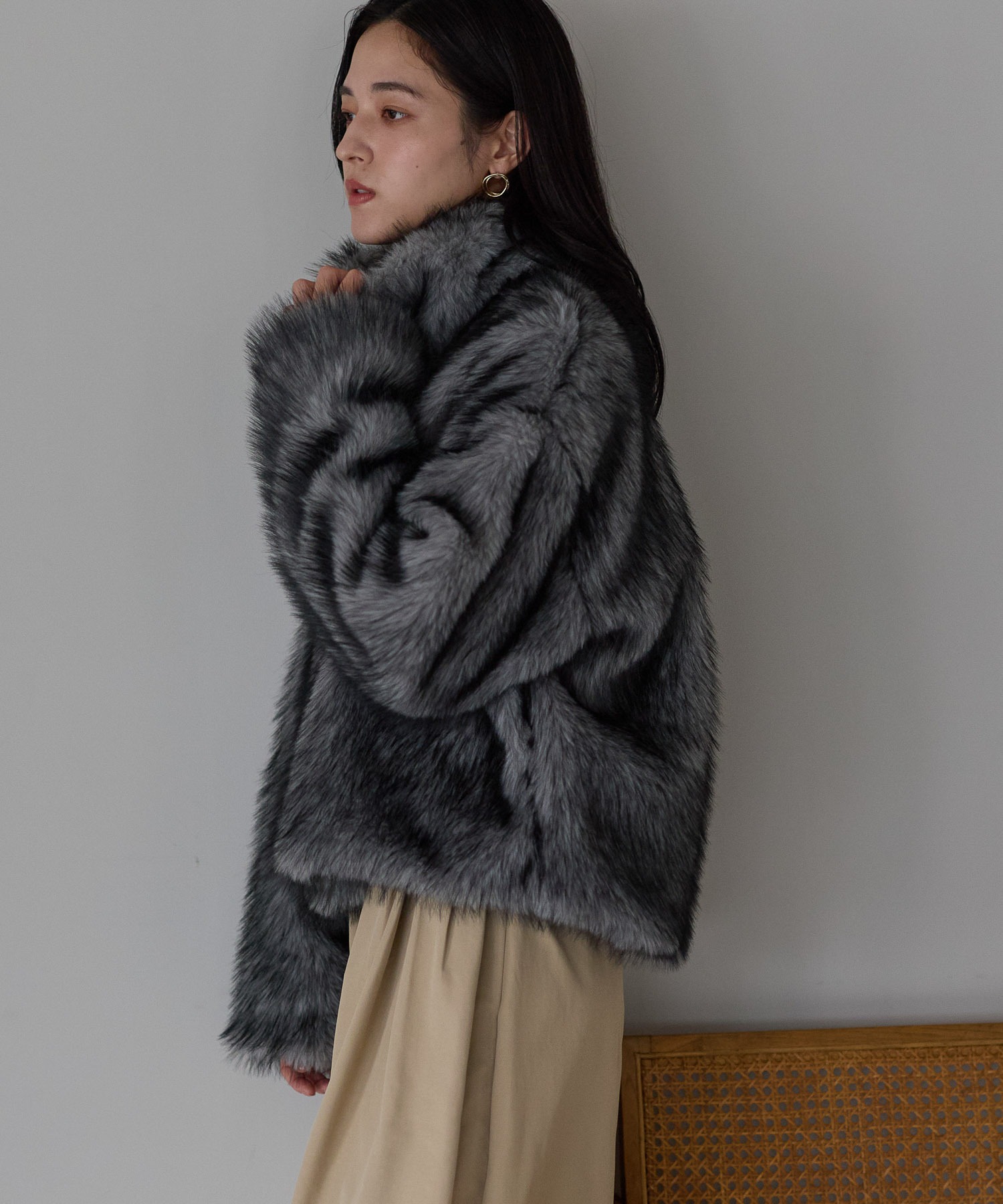 model：161cm
着用サイズ：FREE