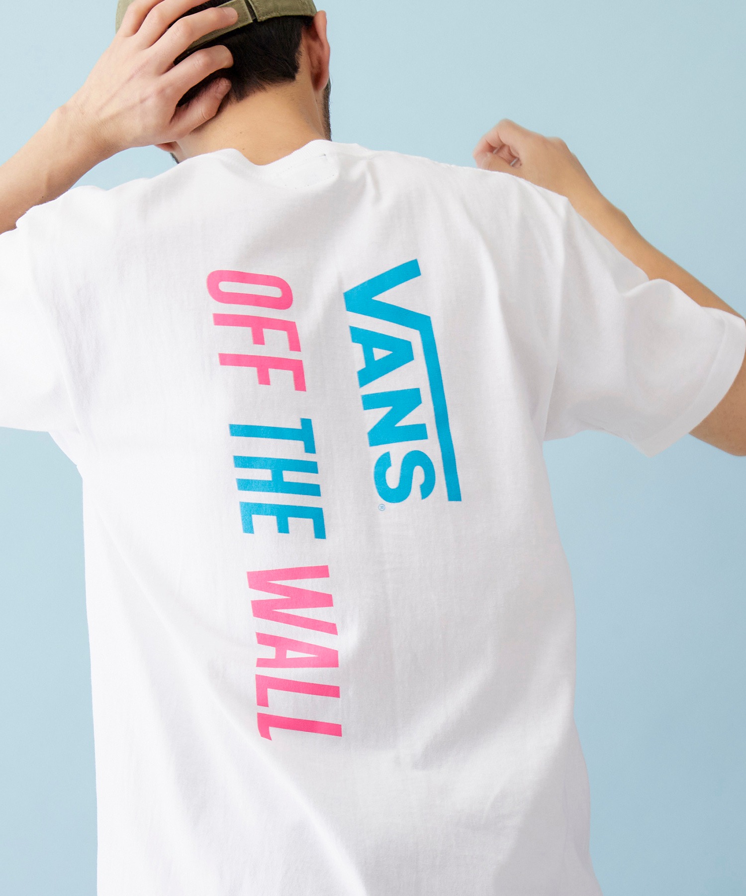 VANS/ヴァンズ Vertical FLV S/S T-Shirt ロゴプリント半袖Tシャツ 