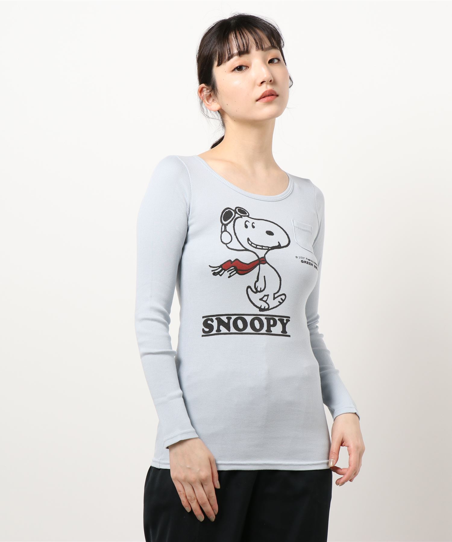 Snoopy Rib Pocket T Shirts Flying Ace Snoopy Rib Pocket T Shirts Flying Ace