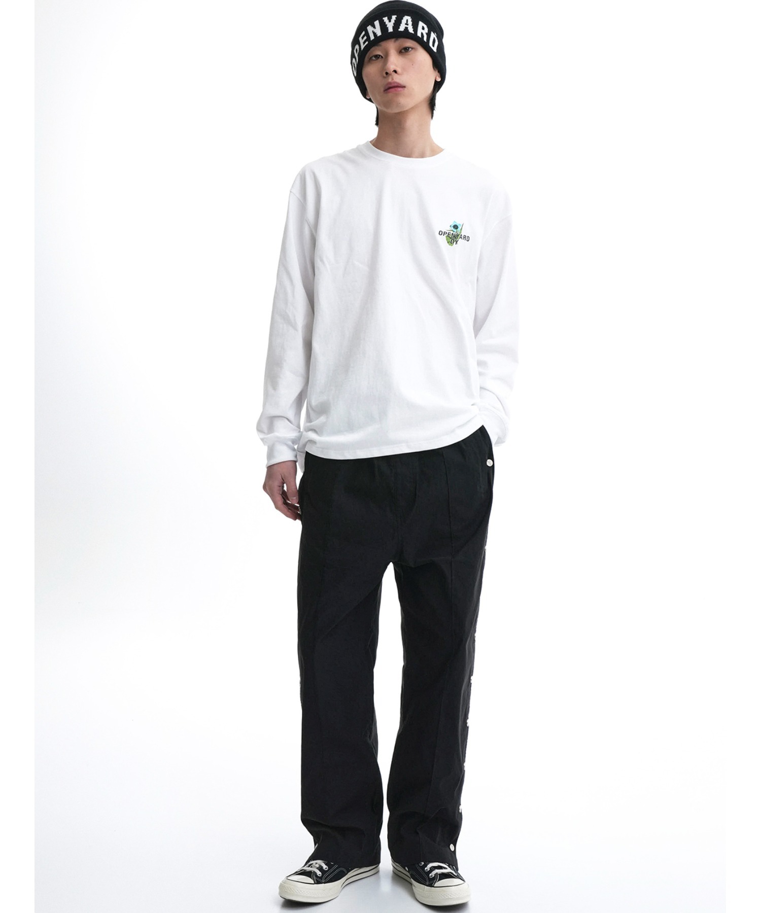 oyロングtシャツ STEVEN ALAN tシャツ 「Steven Alan」 C/R 88/12 クルーネック