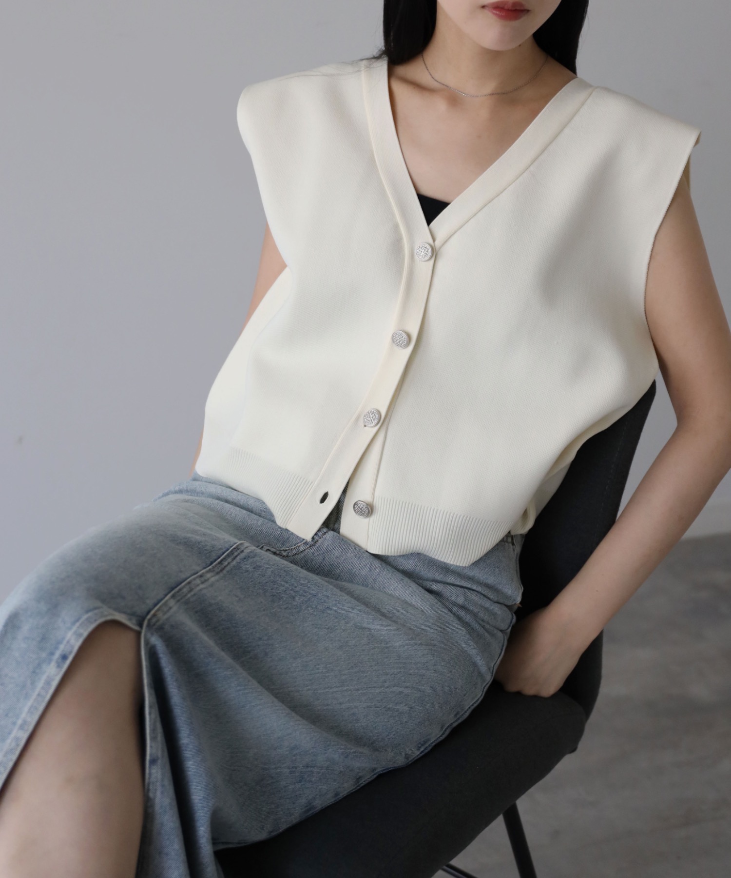 model：164cm. 着用サイズ：FREE
